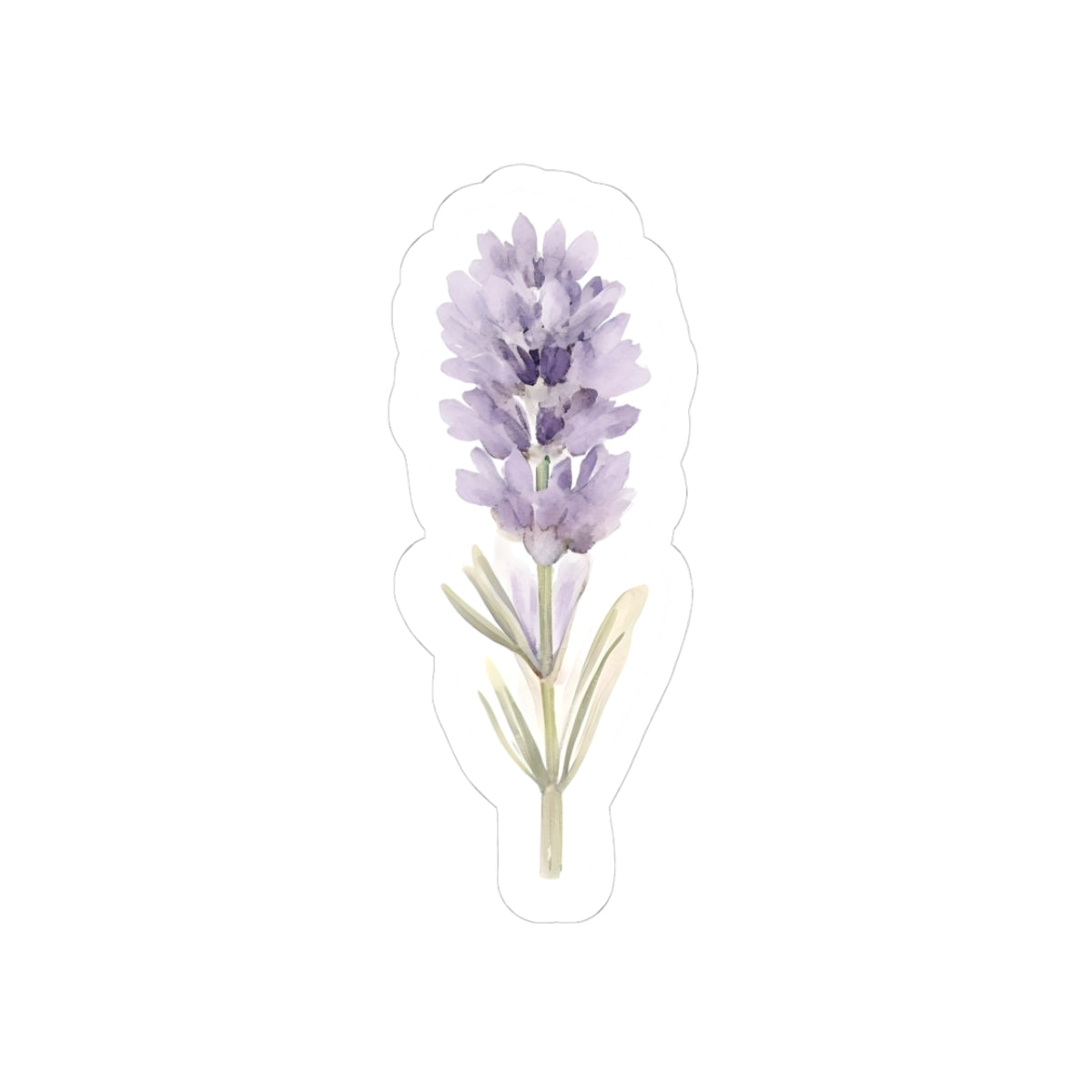 Lavender Kiss-Cut Stickers | Floral Decor for Laptops, Journals, Gifts, Home Decor, Planner Accessories