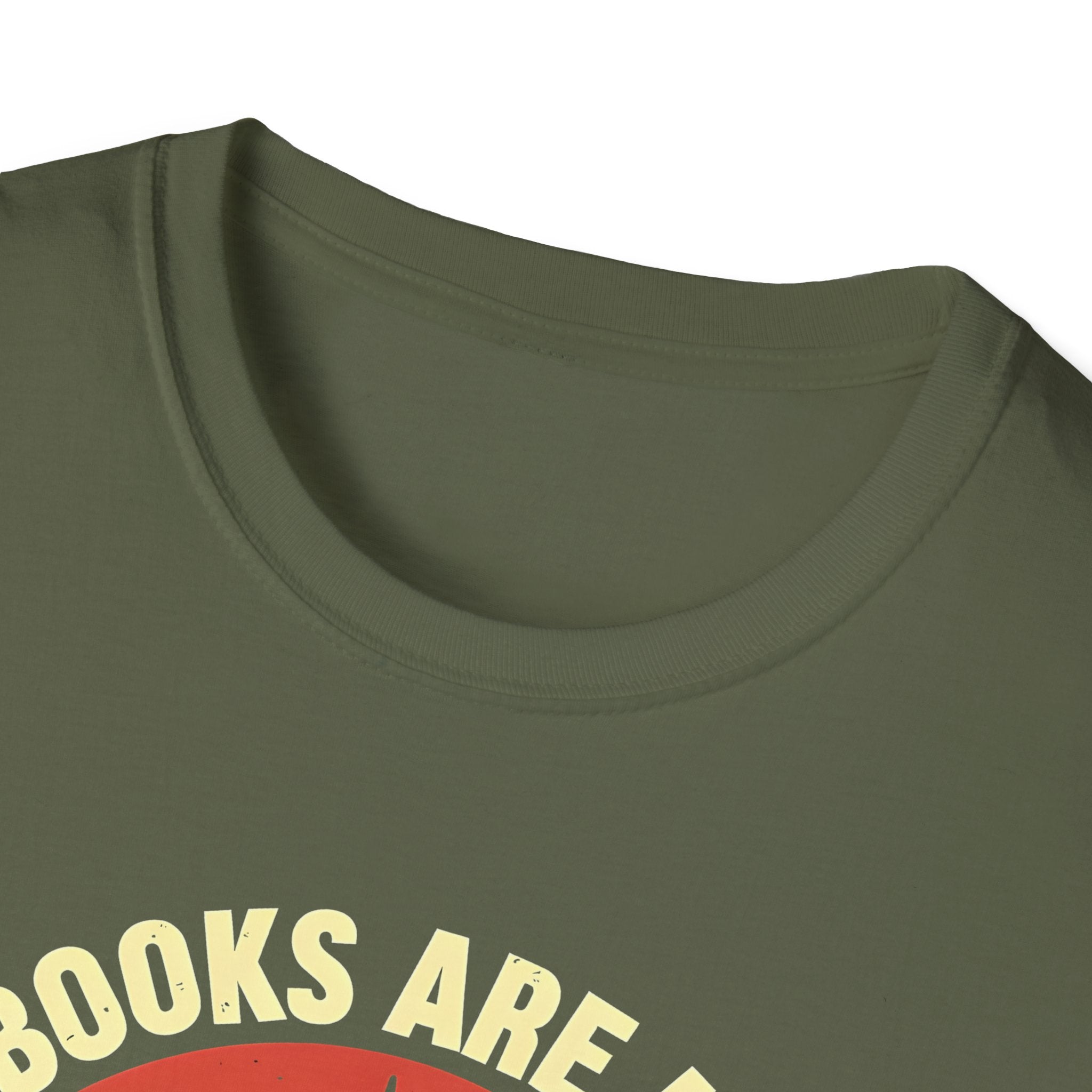 Books Are My Favorite Time Machines Unisex Softstyle T-Shirt