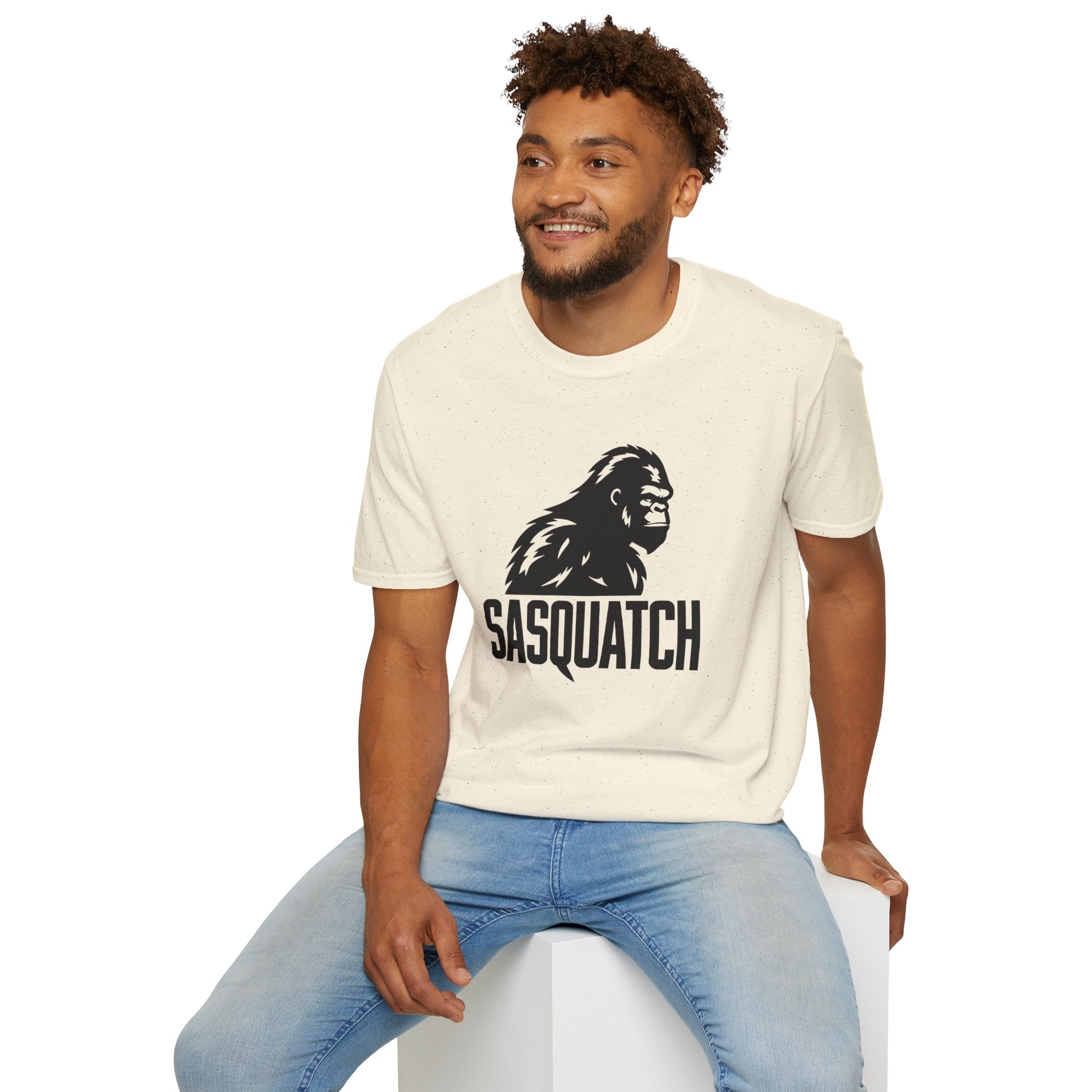 Sasquatch Graphic T-Shirt — Bigfoot Logo Tee for Outdoors & Cryptid Fans