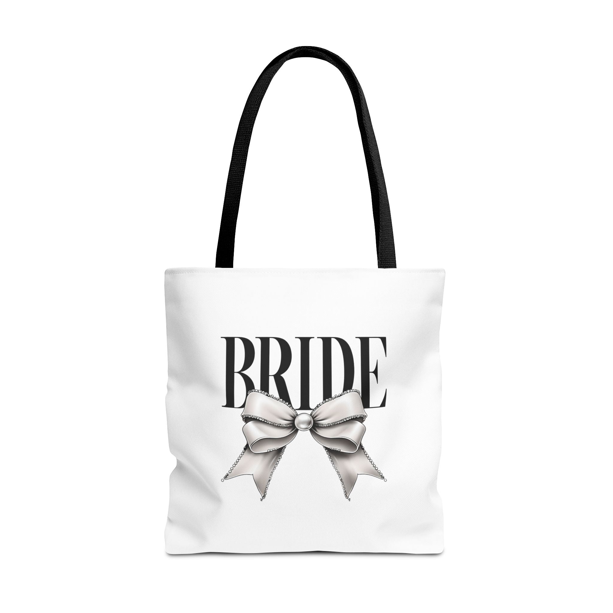 Elegant Bride Tote Bag with Bow Design