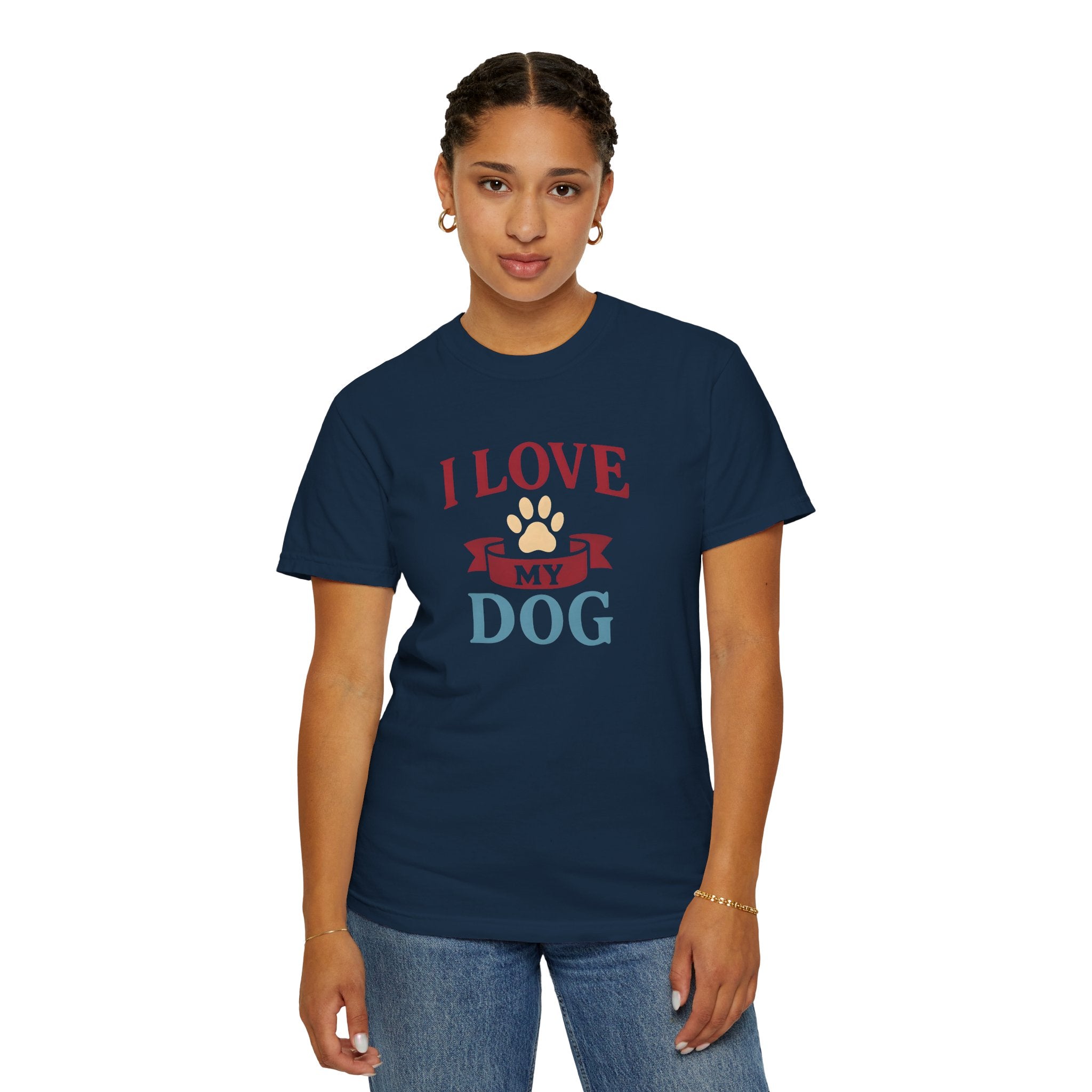 Dog Lover Unisex T-Shirt - I Love My Dog, Cute Pet Apparel, Gift for Dog Owners, Animal Lover Tee, Casual Everyday Style