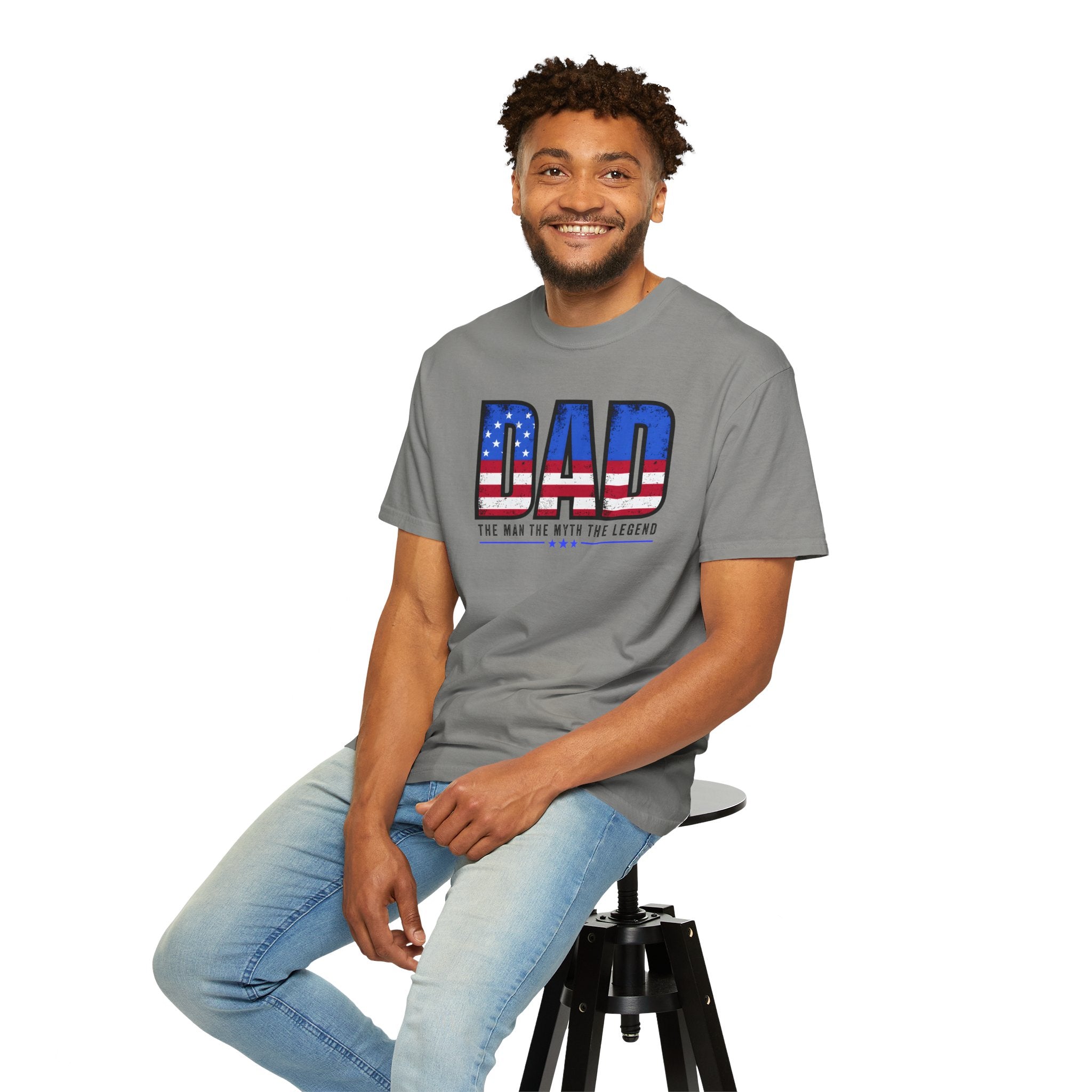 Unisex Garment-Dyed T-shirt Dad the man