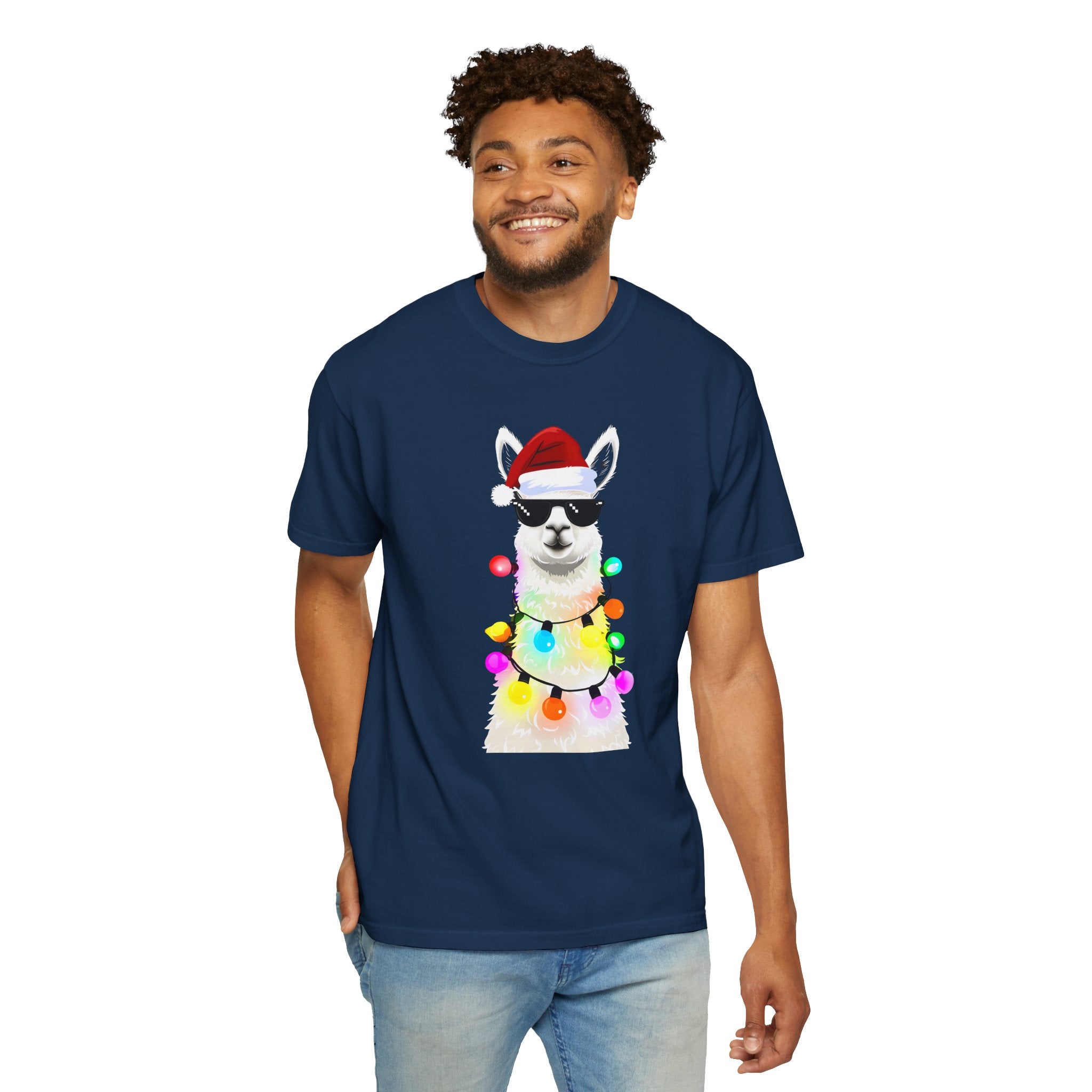 Cool Christmas Llama T-Shirt