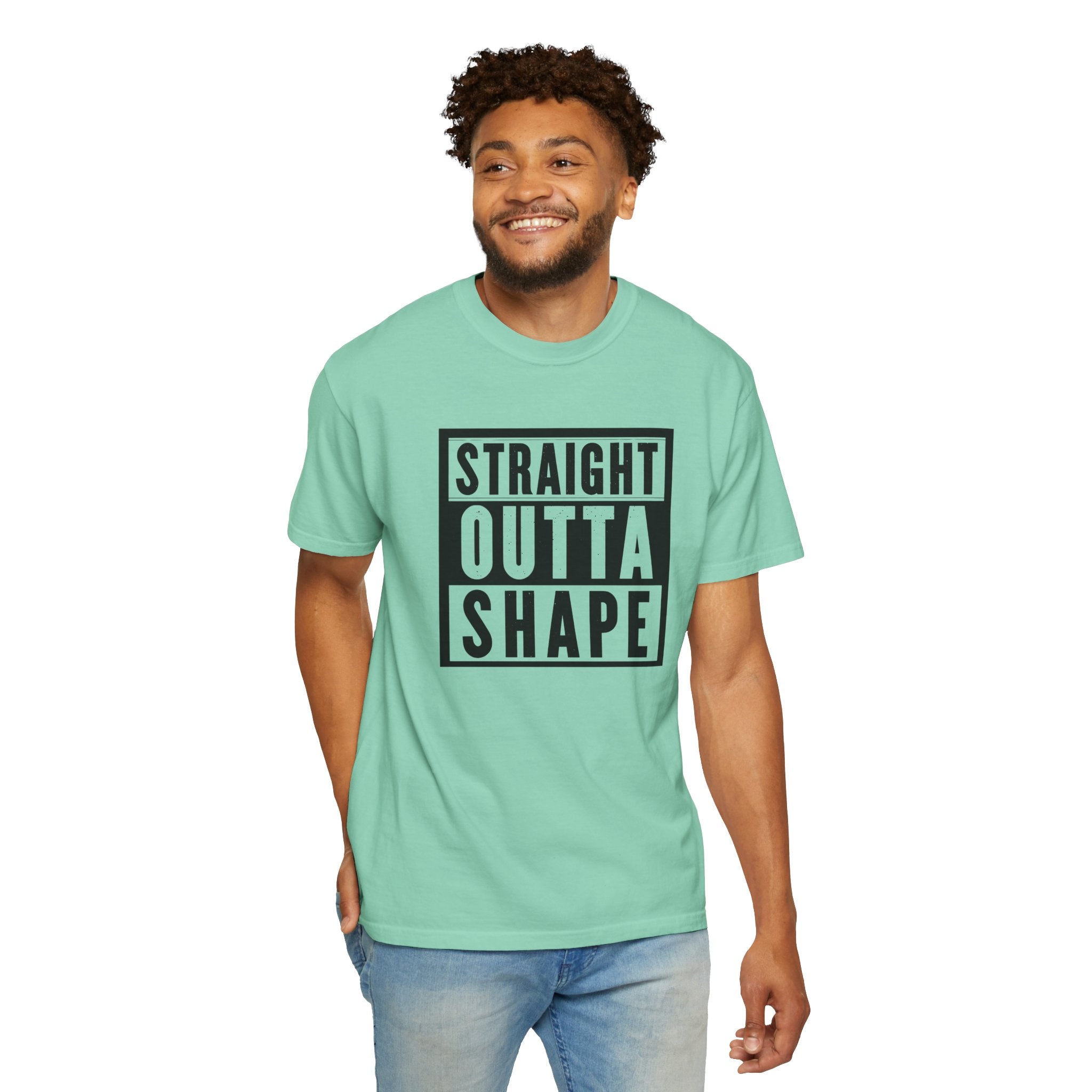 Shape Distorted Unisex Garment-Dyed T-shirt