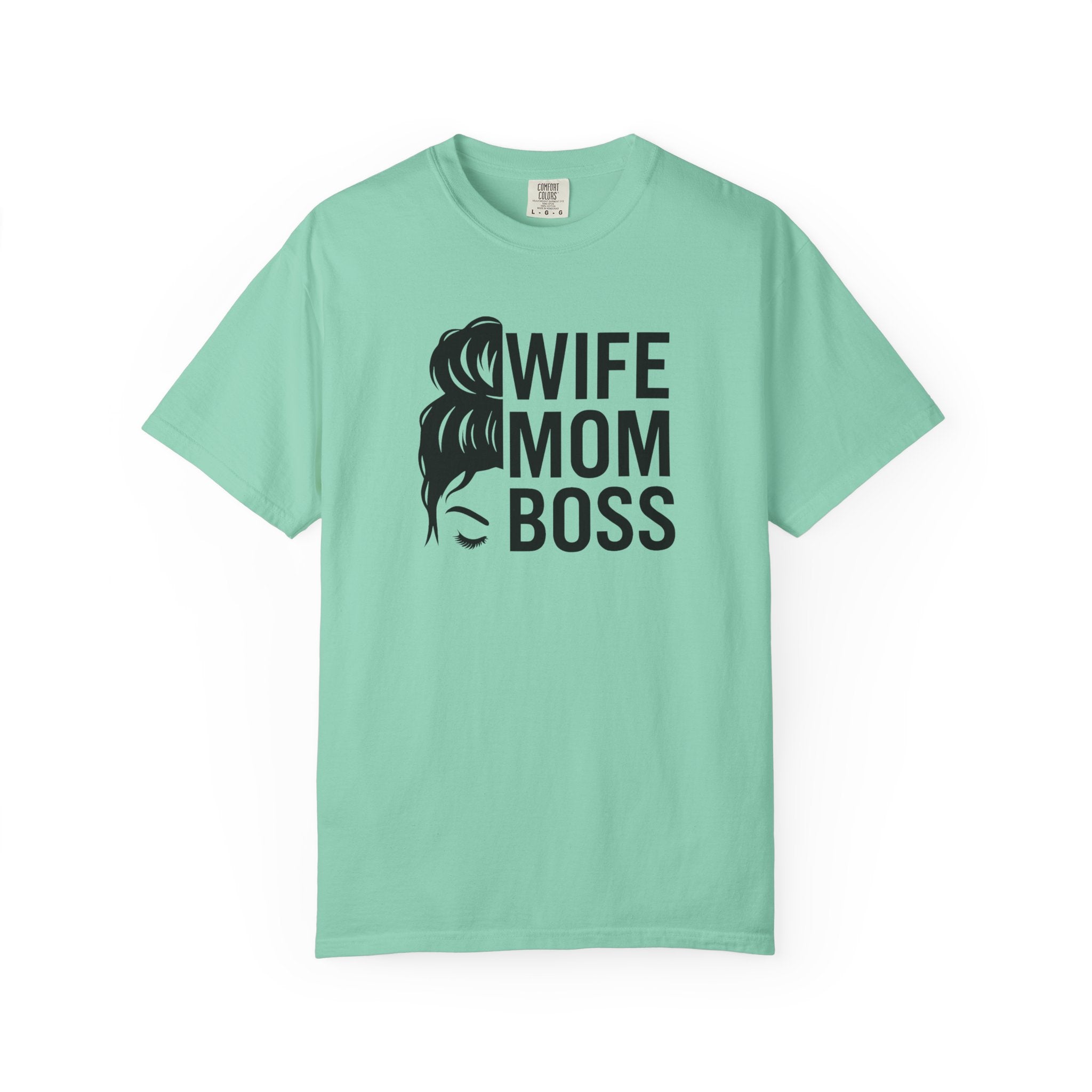 Wife Mom Boss T-Shirt, Unisex Tee for Moms, Gift for New Moms, Casual Outfit, Mother's Day Gift