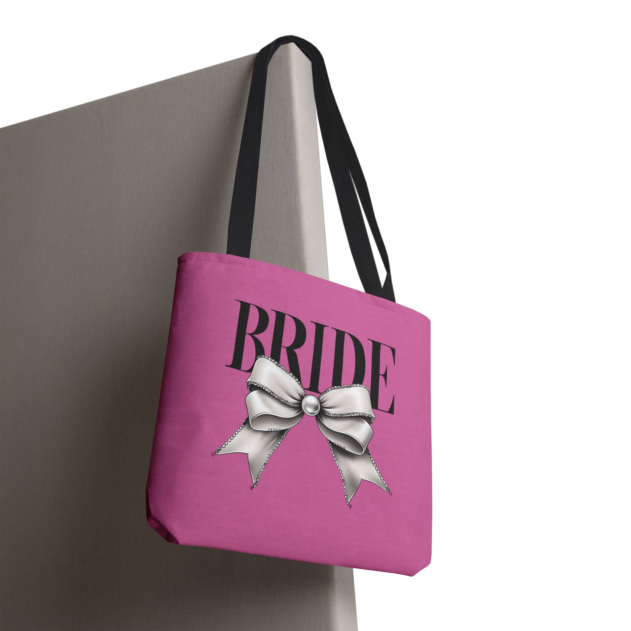 Bride Tote Bag with Bow Design