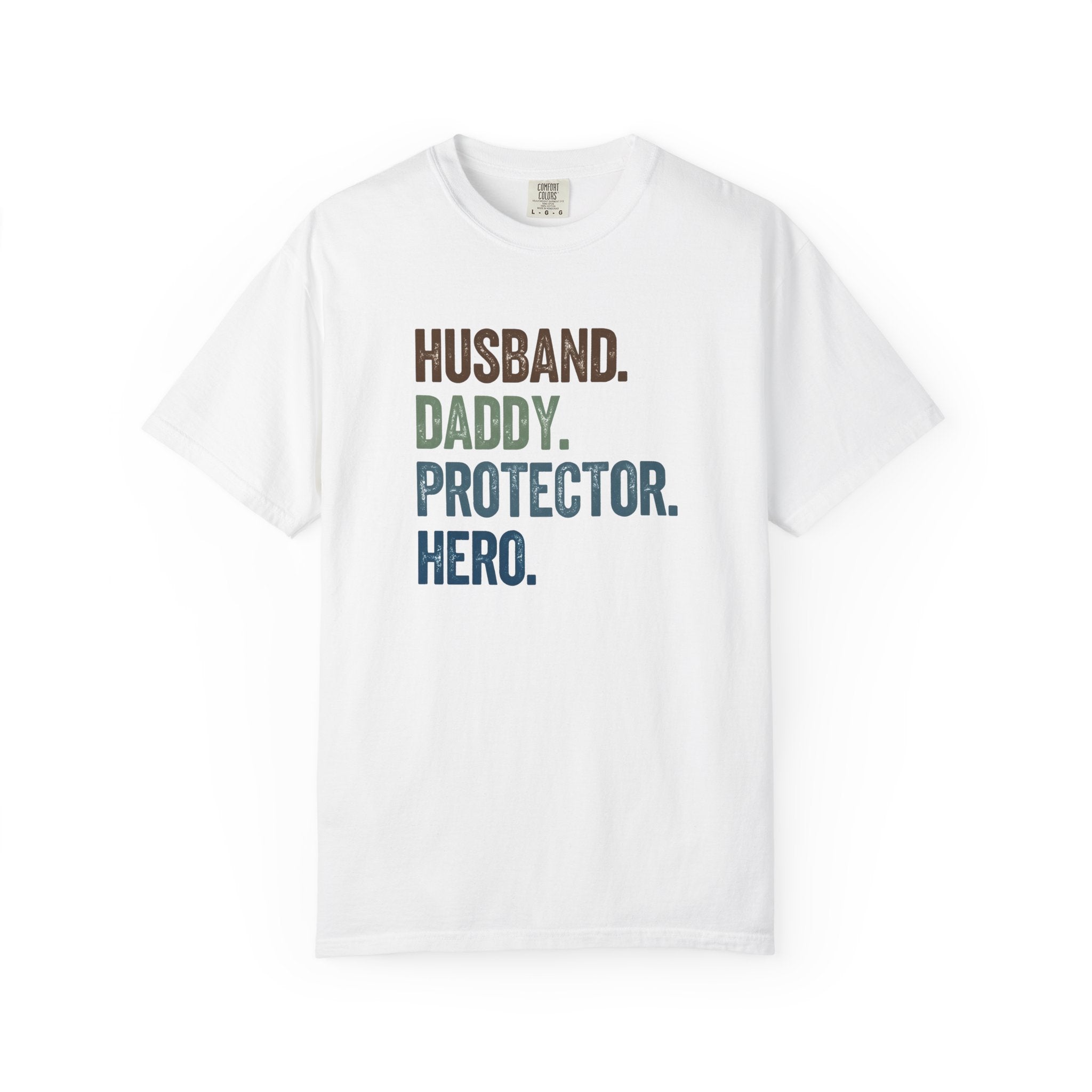 Hero Dad T-shirt, Unisex Garment-Dyed Tee for Fathers, Perfect Father's Day Gift, Casual Wear, Family Celebration