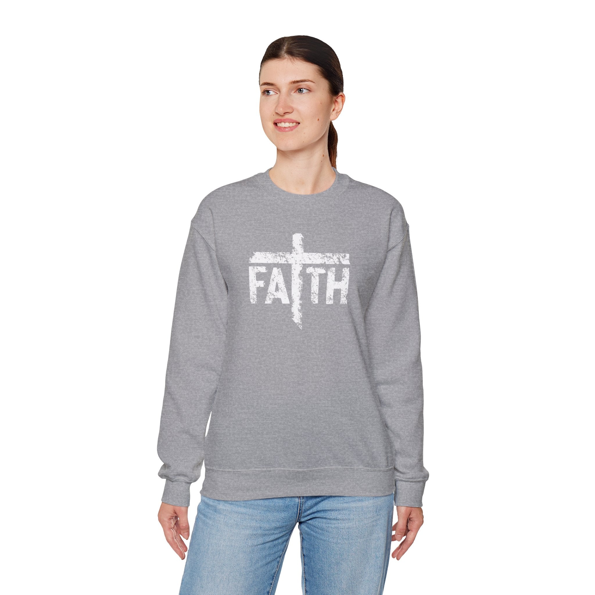 Faith-Inspired Unisex Crewneck Sweatshirt - Cozy Faithful Apparel, Gifts for Believers, Religious Sweatshirt, Christian Comfort Wear, [...]