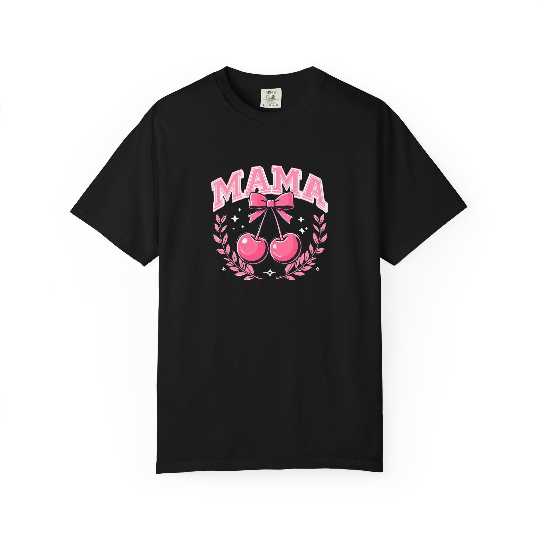 Mama Cherry Graphic T-Shirt | Unisex Apparel for Moms | Gift for Mother's Day, Birthday, Casual Wear, Family Gatherings, Summer Style