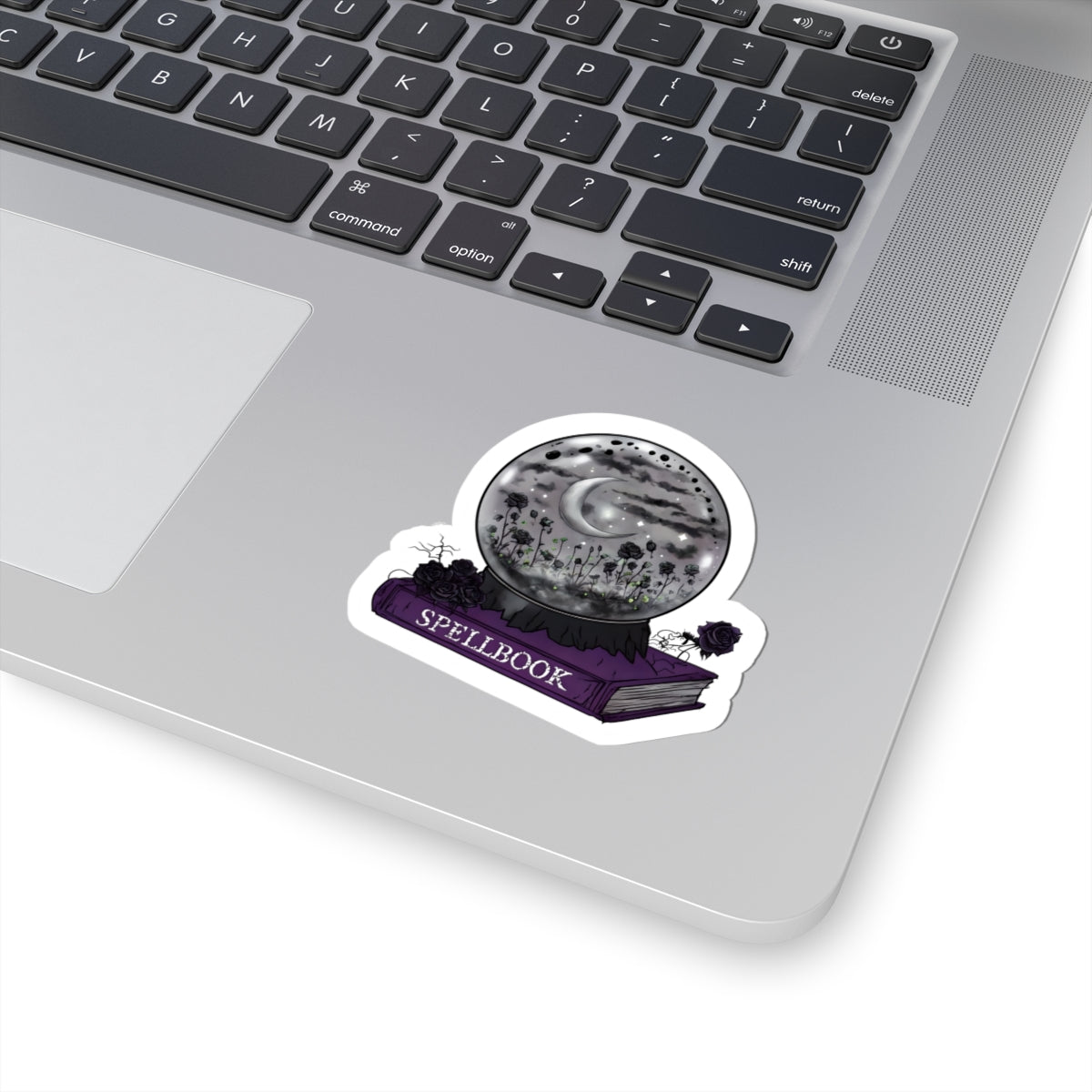 Mystical Spellbook Kiss-Cut Stickers - Gothic Aesthetic Decor for Journals and Laptops