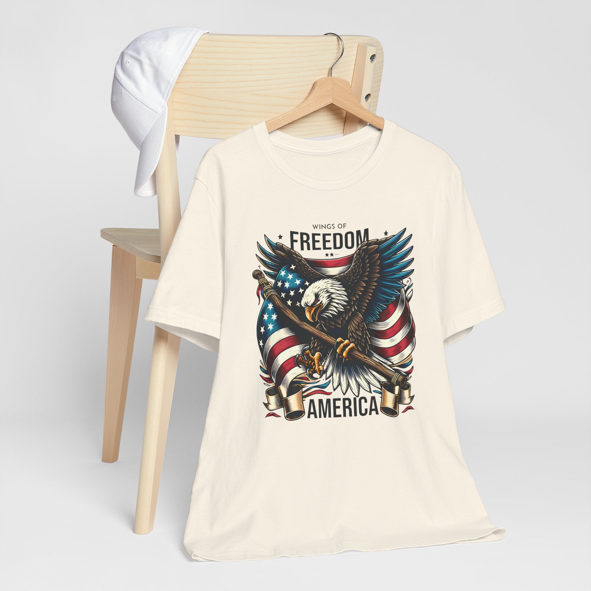 Patriotic Eagle T-Shirt – Freedom America Graphic Tee