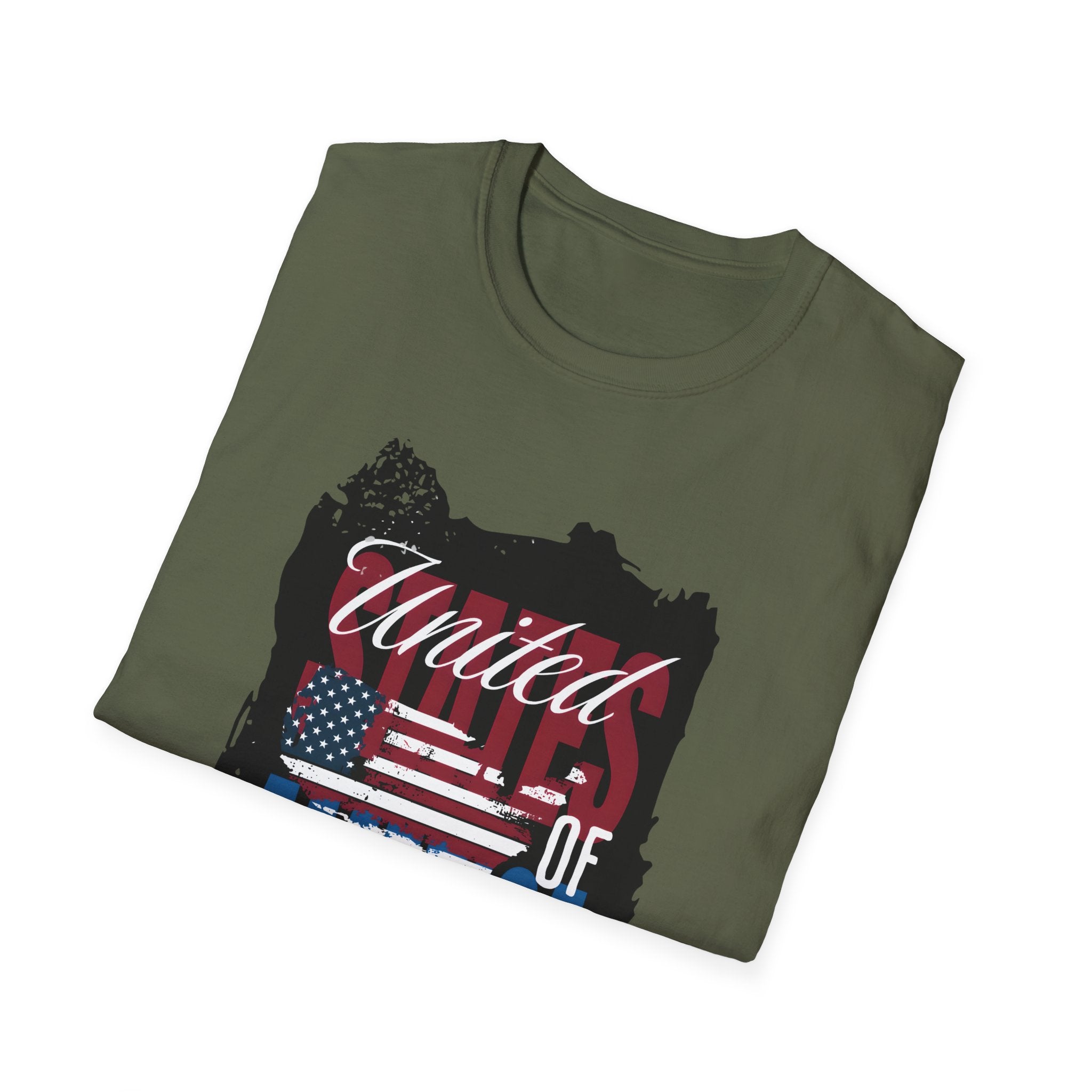 United We Stand T-Shirt — American Flag "United of America" Patriotic Tee for 4th of July