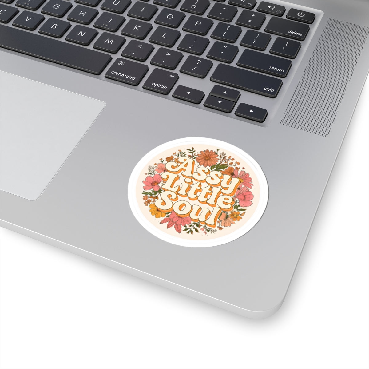 Bohemian Floral Kiss-Cut Stickers, Cheerful Laptop Decoration, Fun Gift for Friends, Vibrant Home Decor, Cute Journal Accessories
