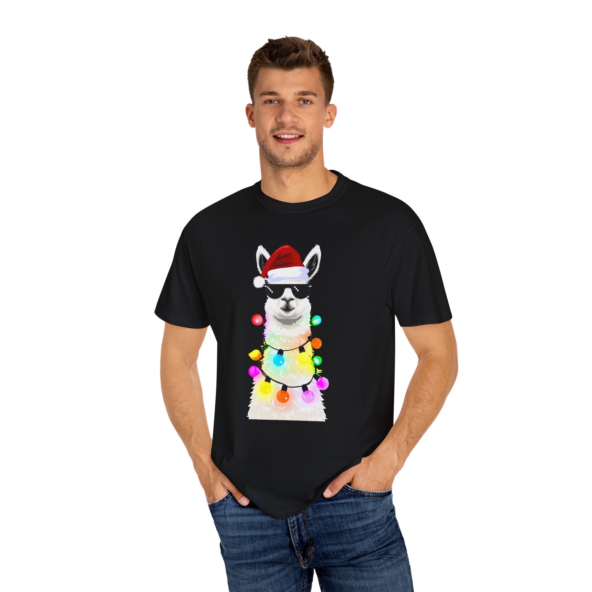 Cool Christmas Llama T-Shirt