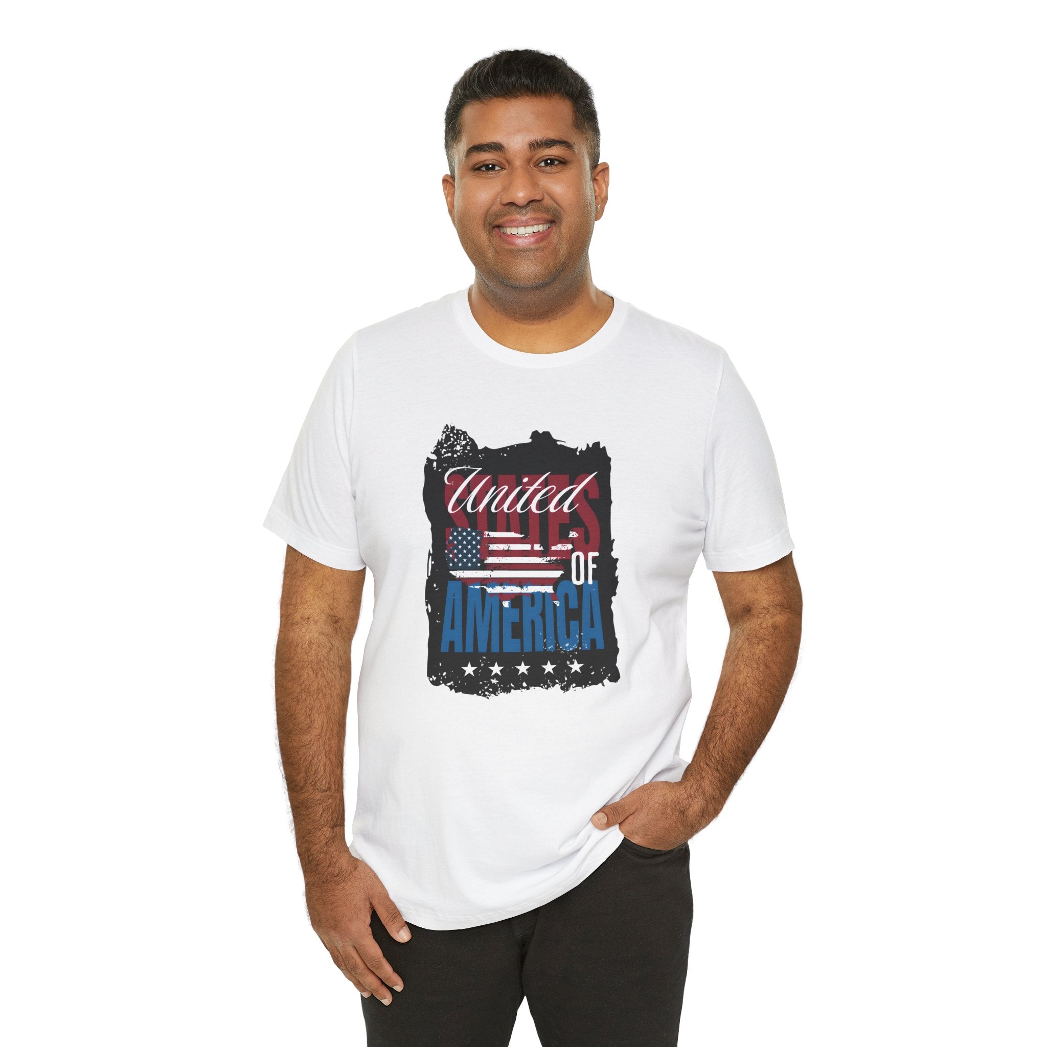 United of America Flag T-Shirt — Patriotic USA Graphic Tee