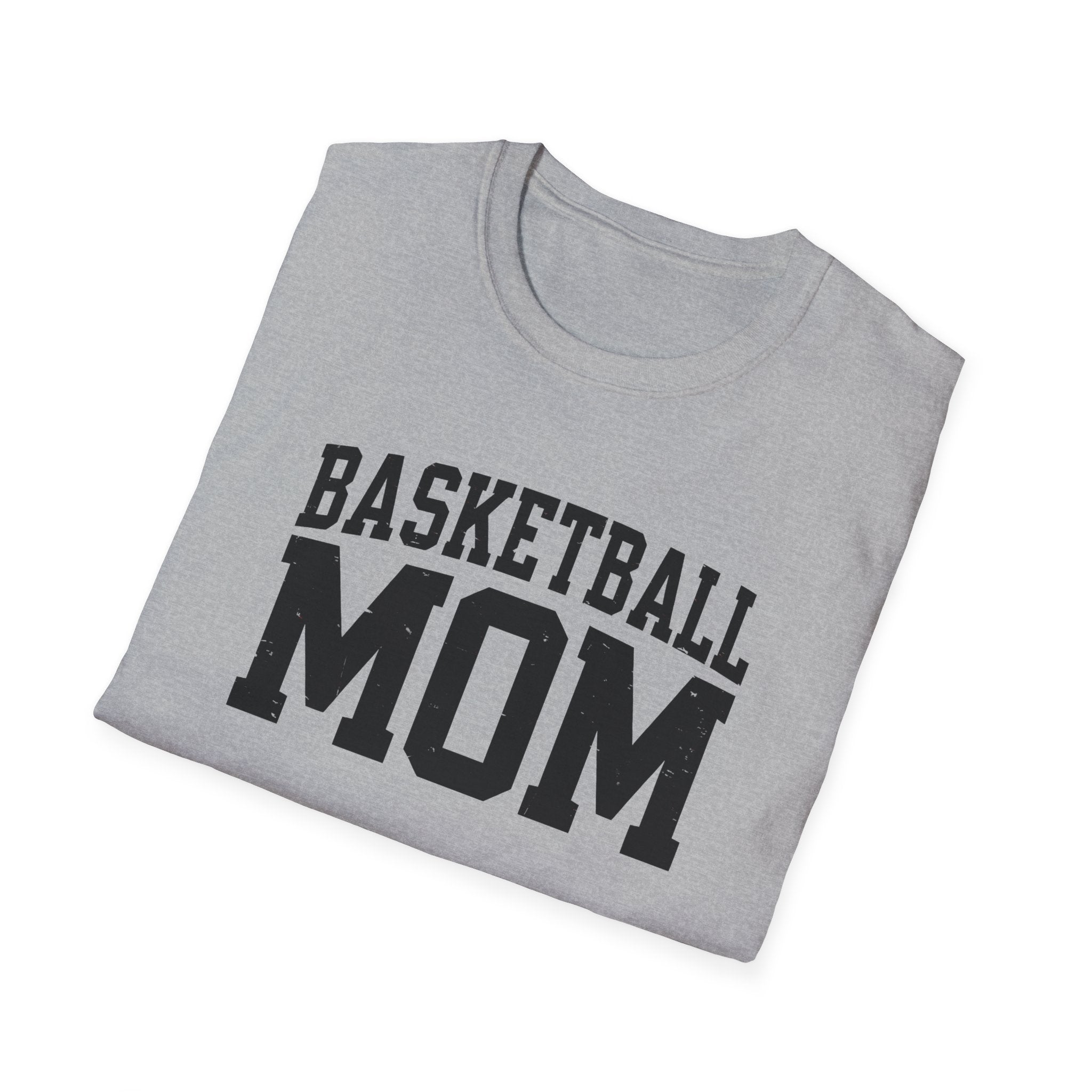 Basketball Mom Unisex Softstyle T-Shirt - Perfect Gift for Sports Enthusiasts