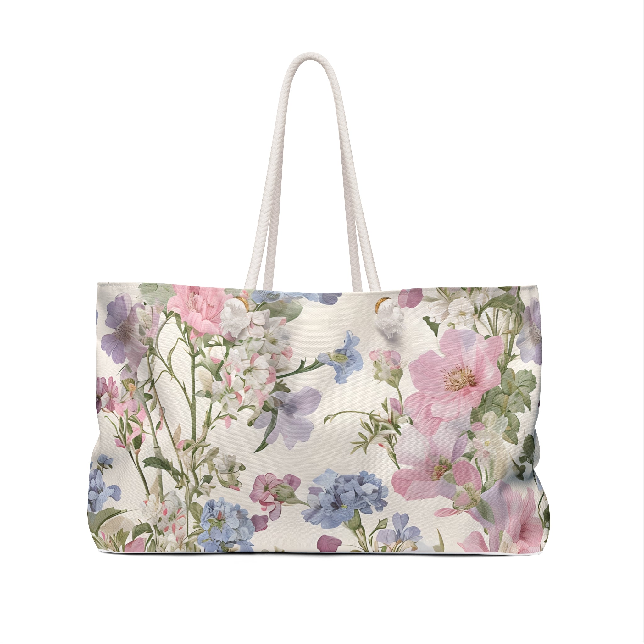 Floral Weekender Bag, Perfect for Travel, Beach Days, Gym, Gifts, and Everyday Use