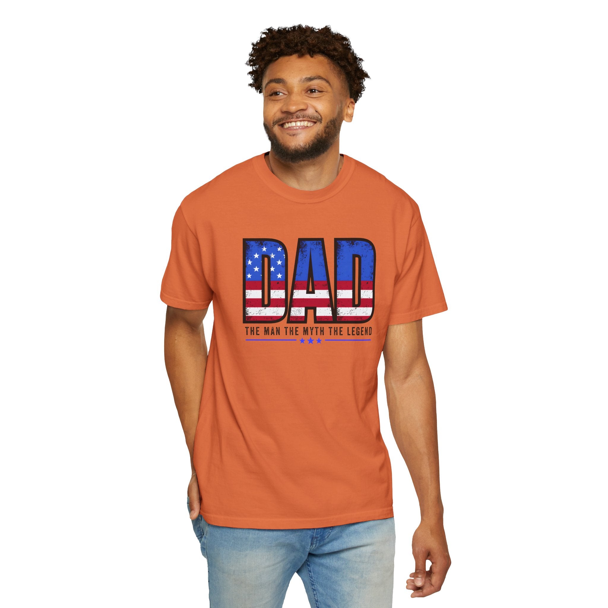 Unisex Garment-Dyed T-shirt Dad the man