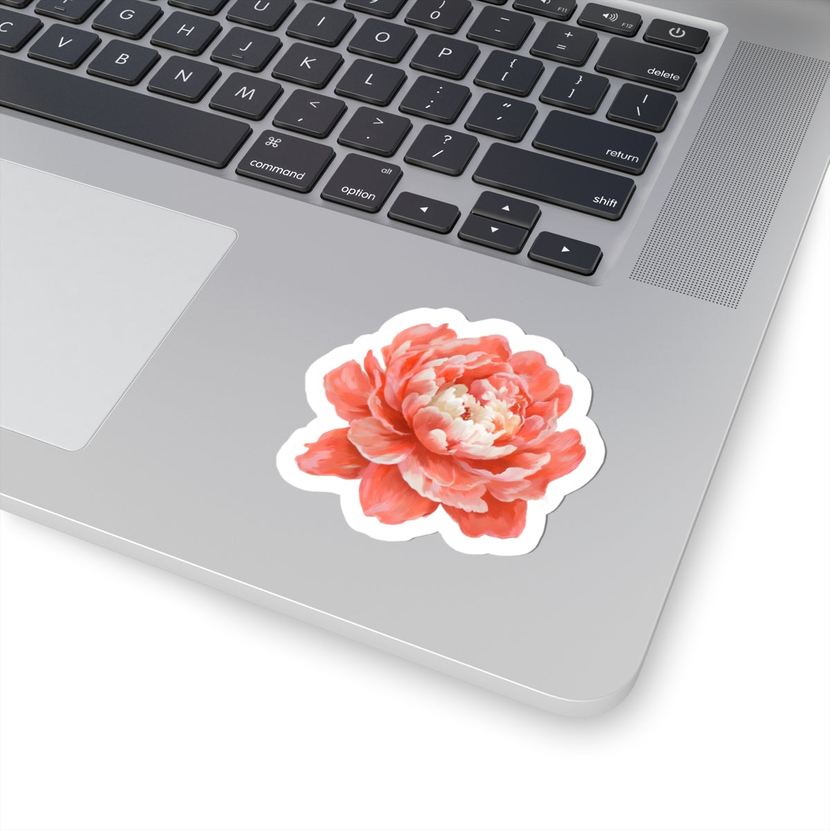 Floral Kiss-Cut Stickers | Peony Flower Decals for Laptops, Journals & Gifts | Spring Decor & Party Favors