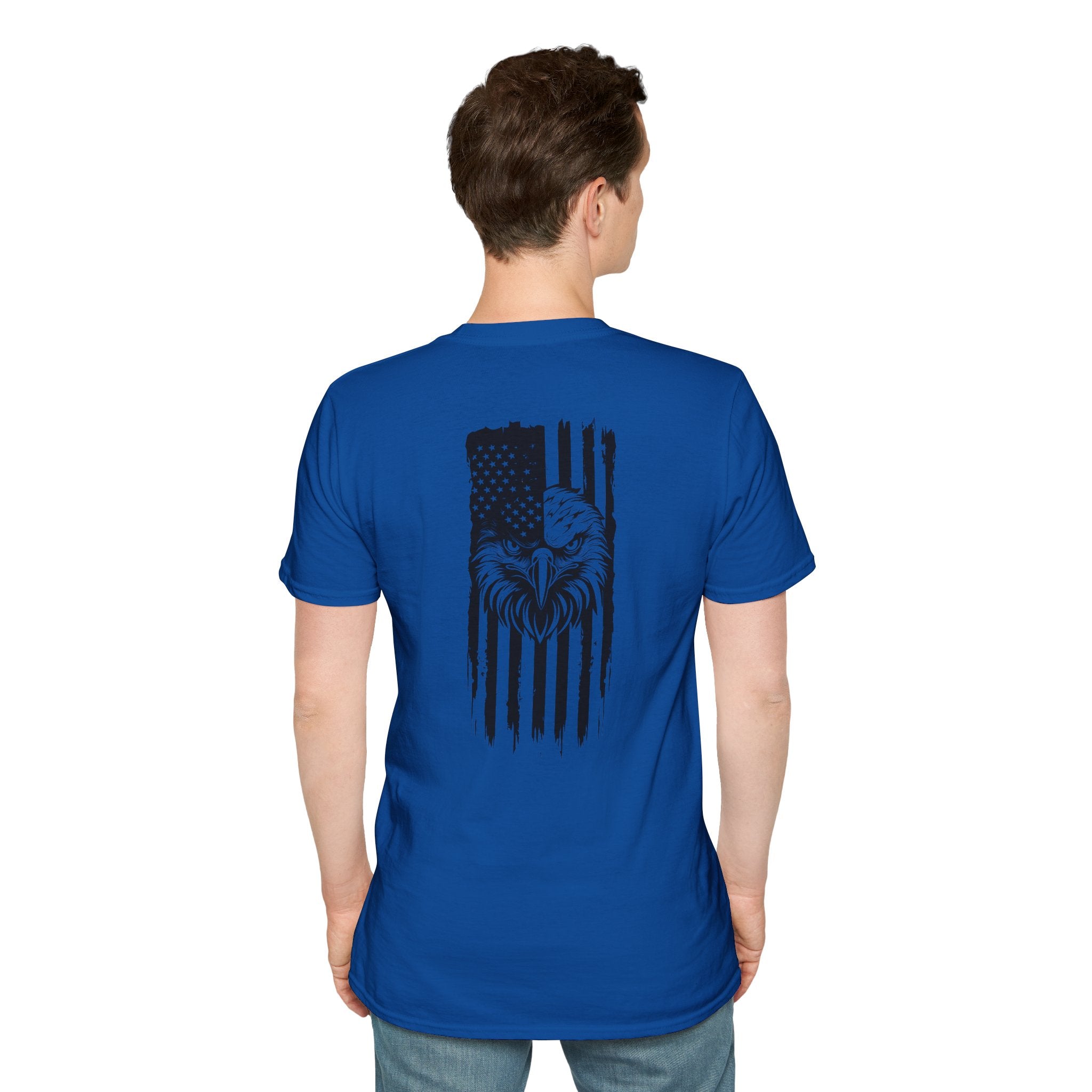 Patriotic Eagle Graphic T-Shirt