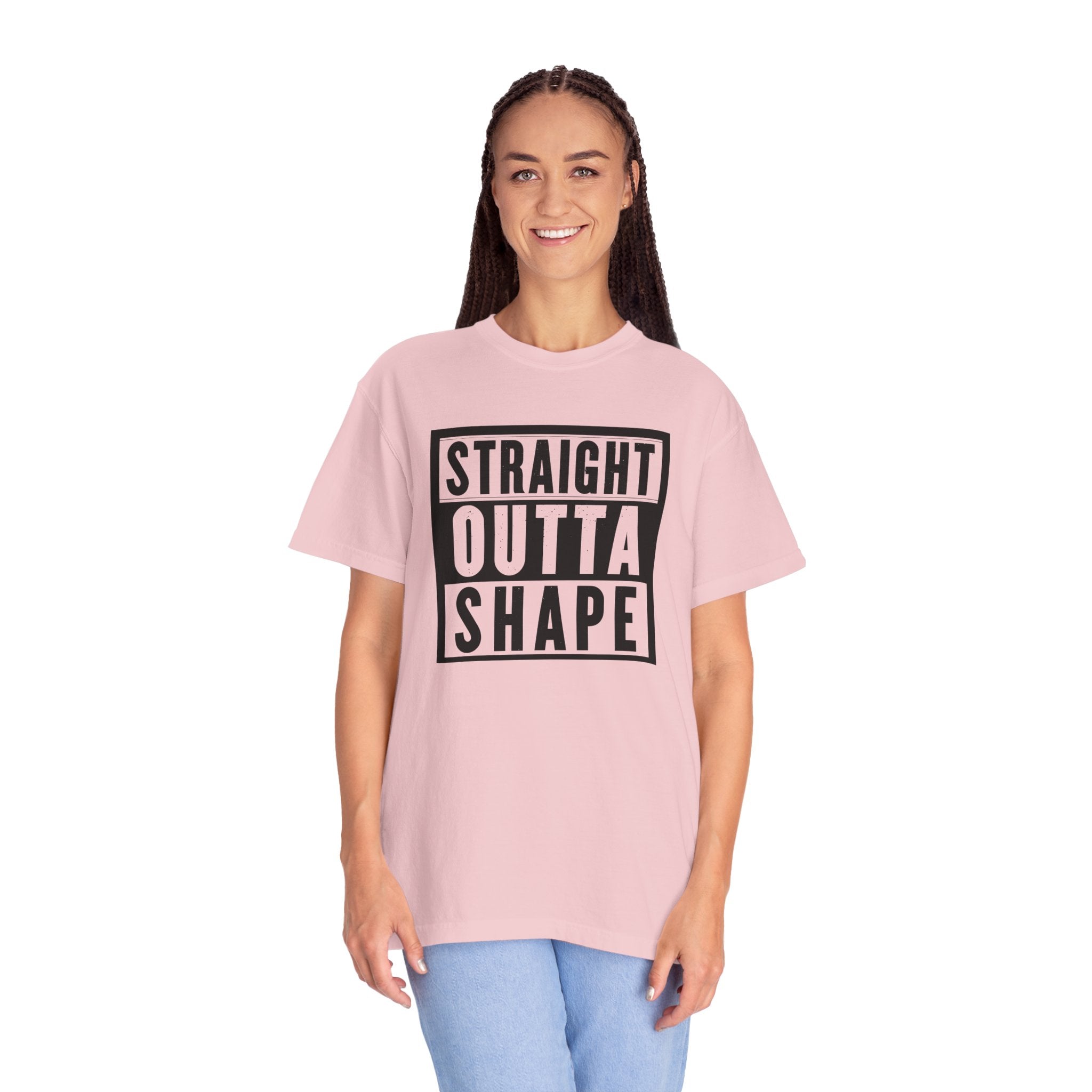 Shape Distorted Unisex Garment-Dyed T-shirt