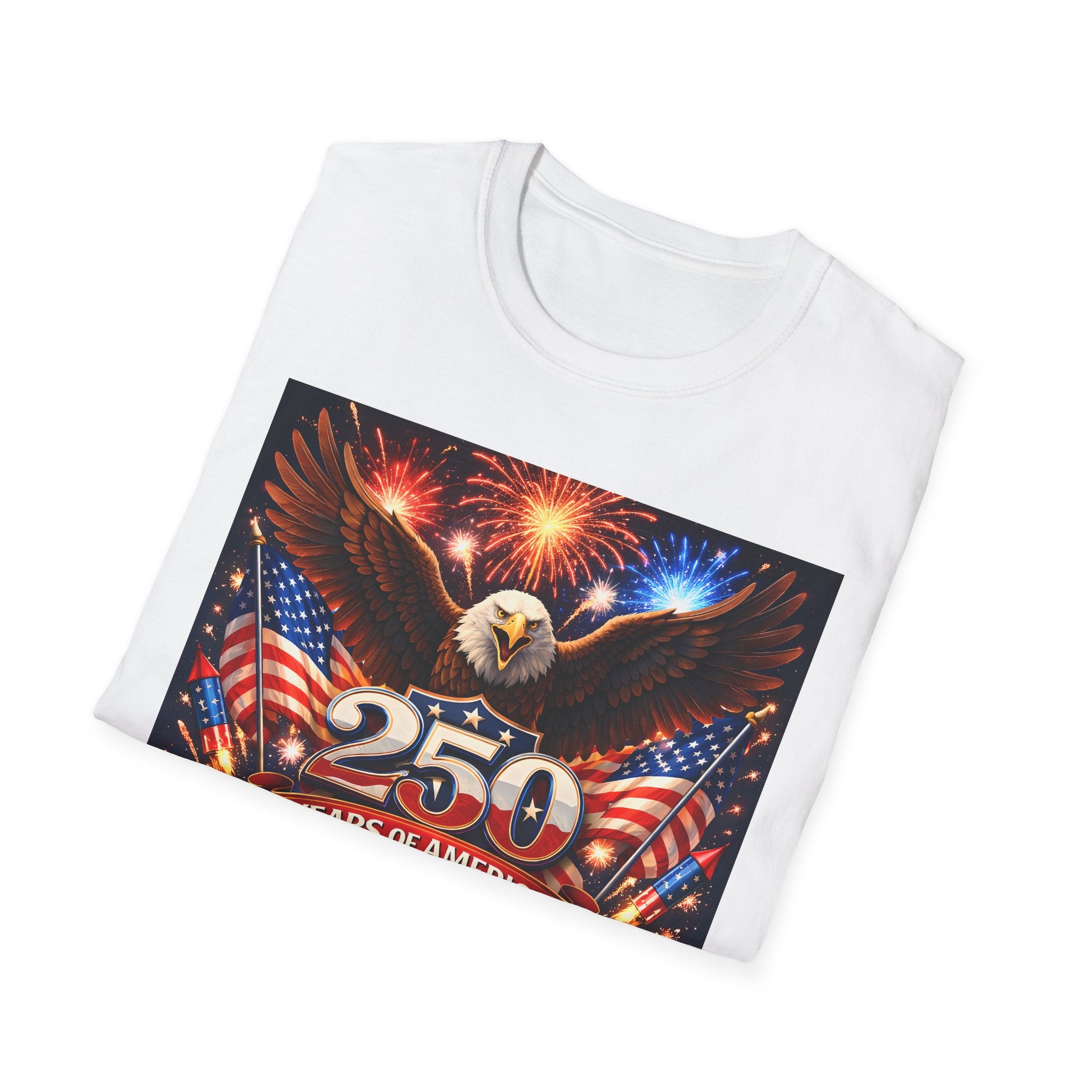 250 Years of America T-Shirt — Patriotic Eagle 1776–2026 Independence Day Tee