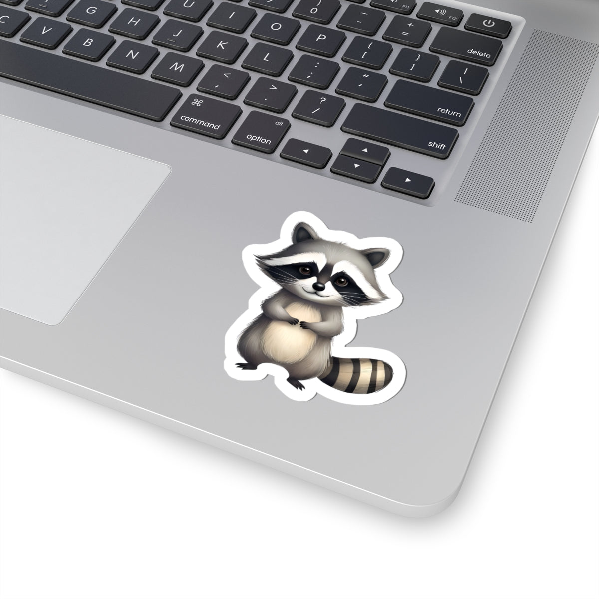 Cute Raccoon Kiss-Cut Stickers - Whimsical Designs for Laptops, Water Bottles, and More!