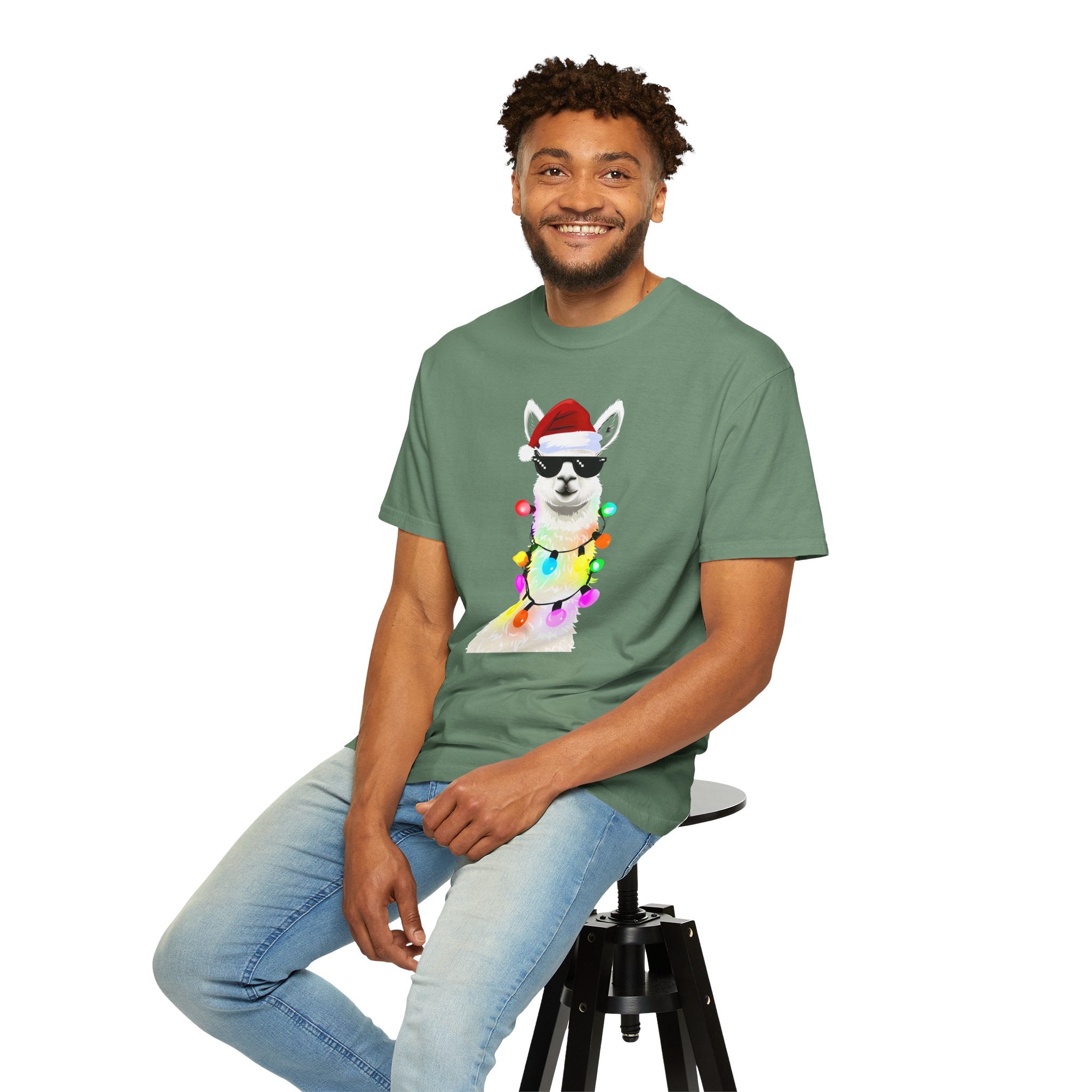 Cool Christmas Llama T-Shirt