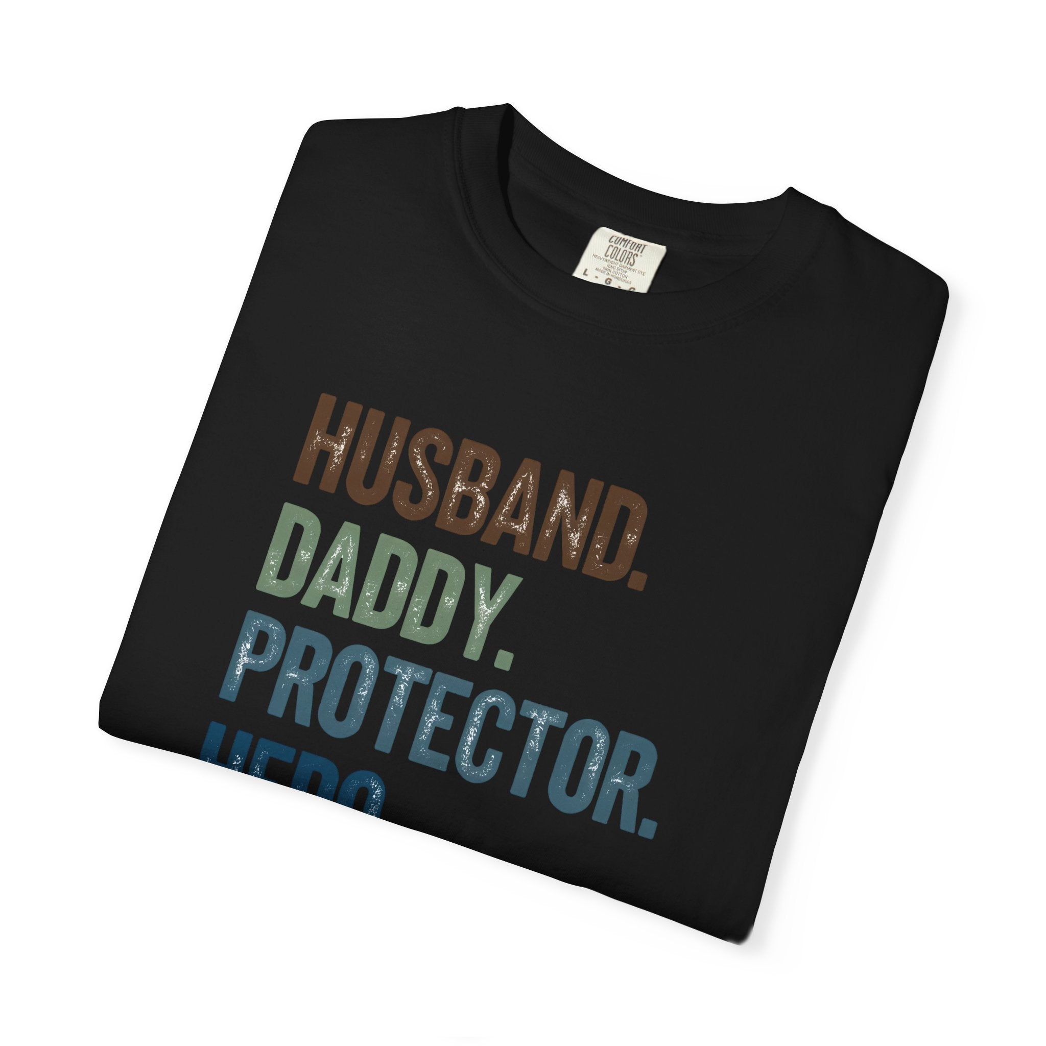 Hero Dad T-shirt, Unisex Garment-Dyed Tee for Fathers, Perfect Father's Day Gift, Casual Wear, Family Celebration