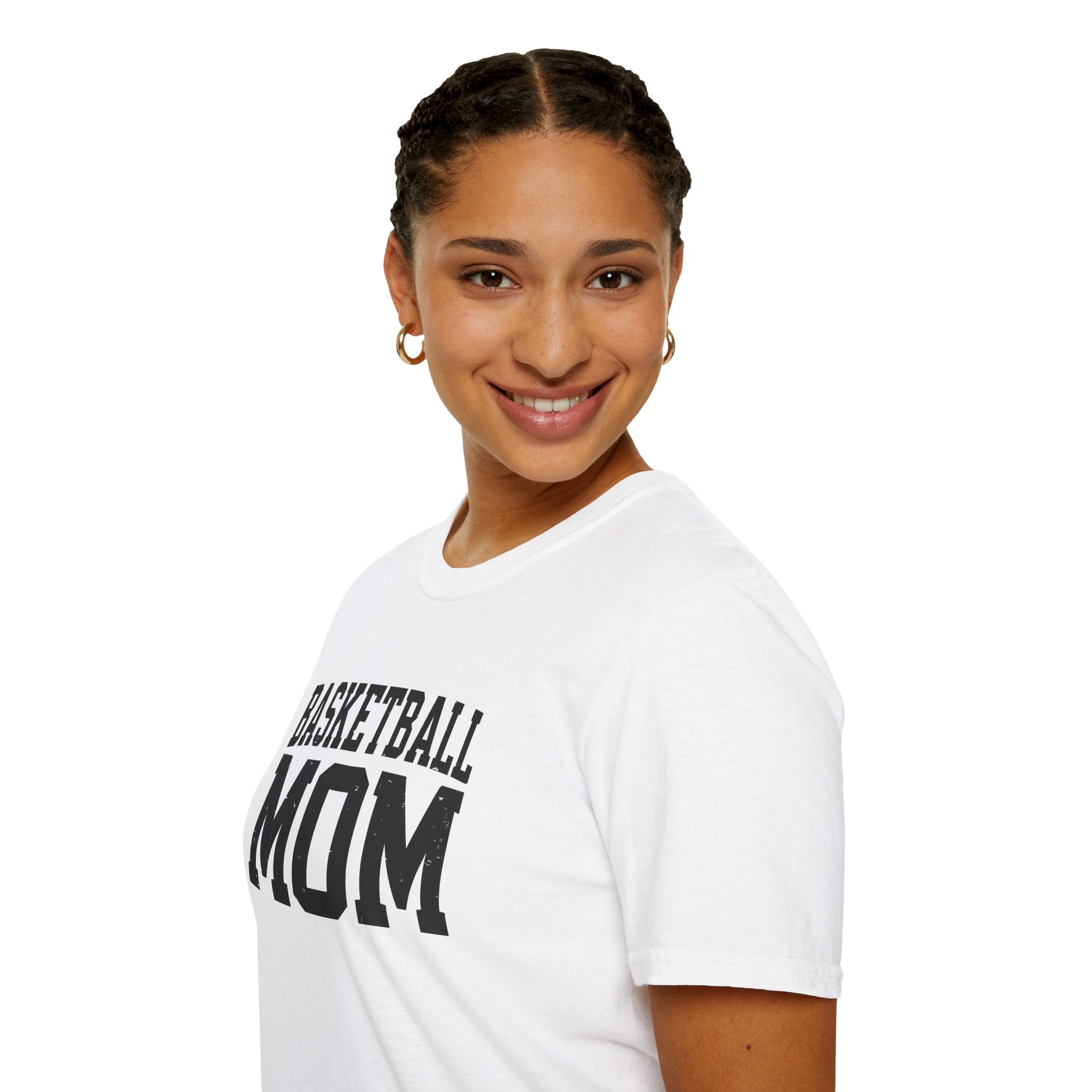 Basketball Mom Unisex Softstyle T-Shirt - Perfect Gift for Sports Enthusiasts