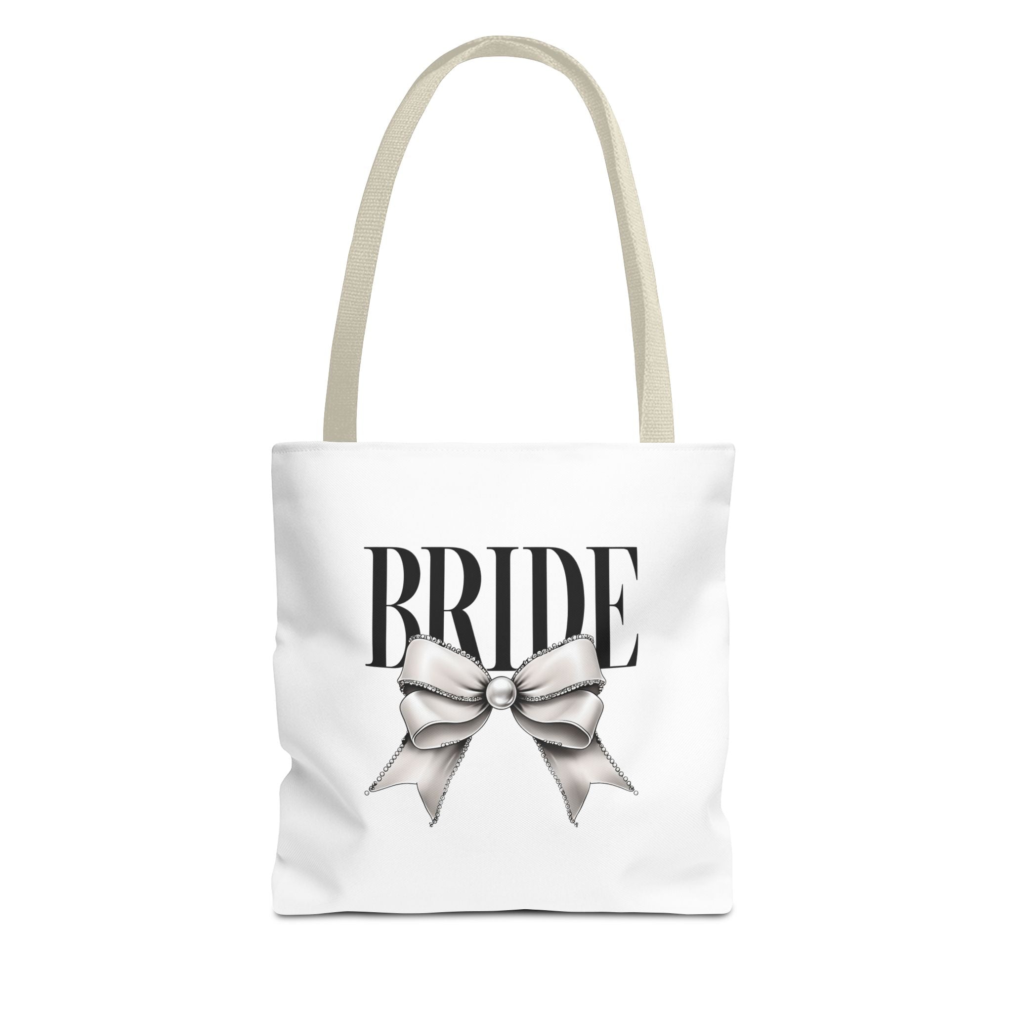 Elegant Bride Tote Bag with Bow Design