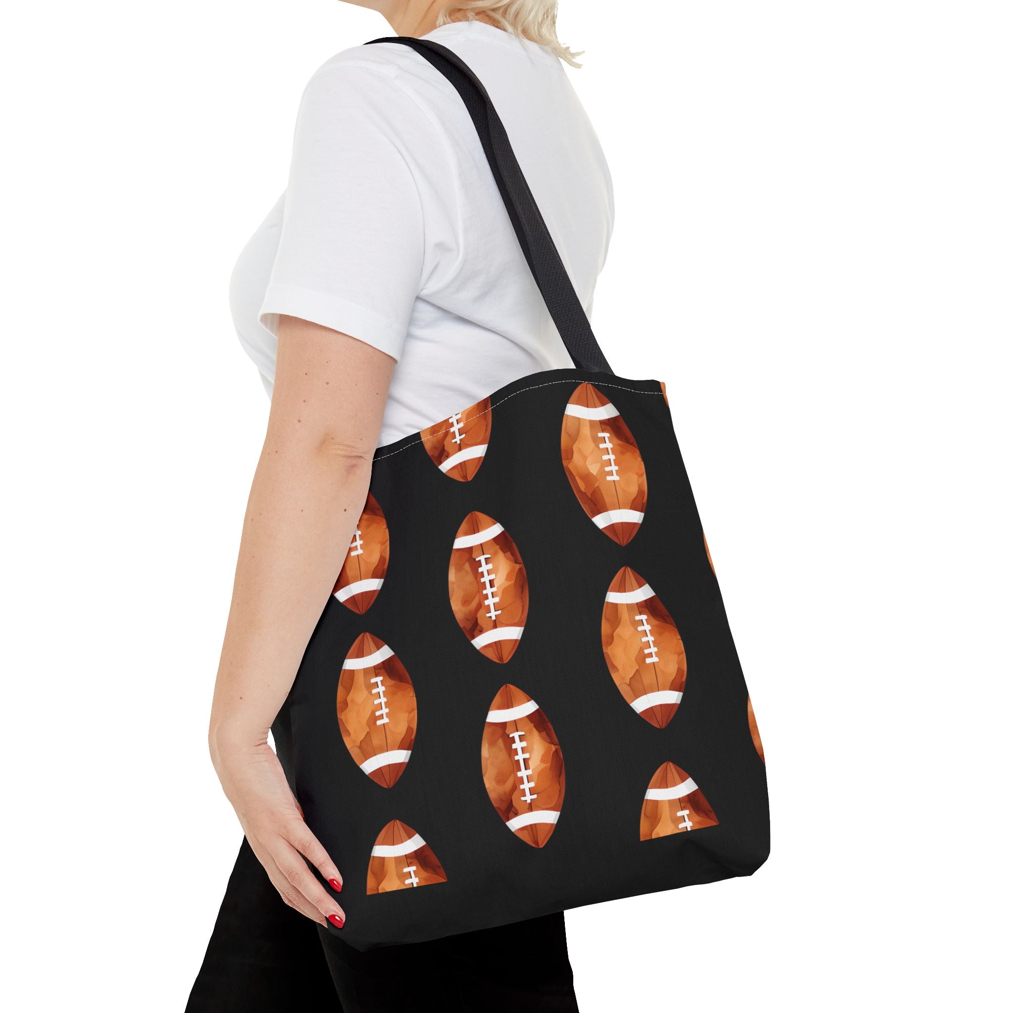 Football-Themed Tote Bag for Sports Fans