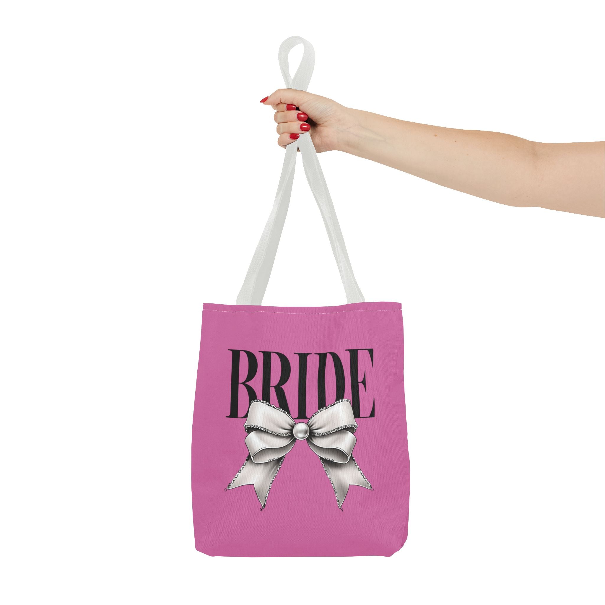 Bride Tote Bag with Bow Design