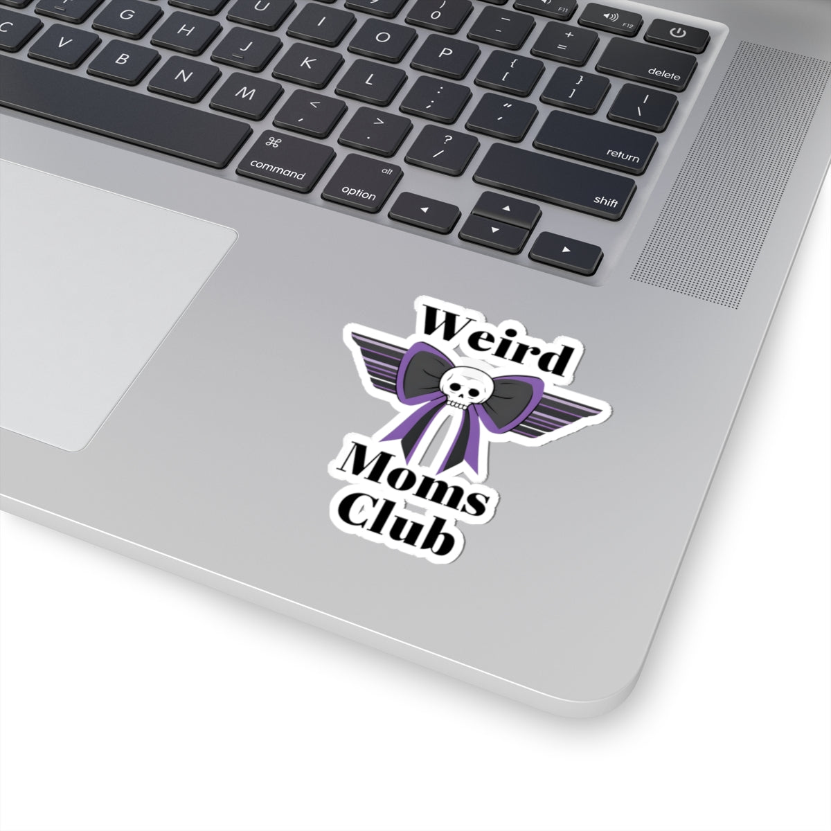 Weird Moms Club Kiss-Cut Stickers, Fun Vinyl Decals for Moms, Goth Aesthetic Stickers, Unique Mother’s Day Gifts, Laptop Stickers