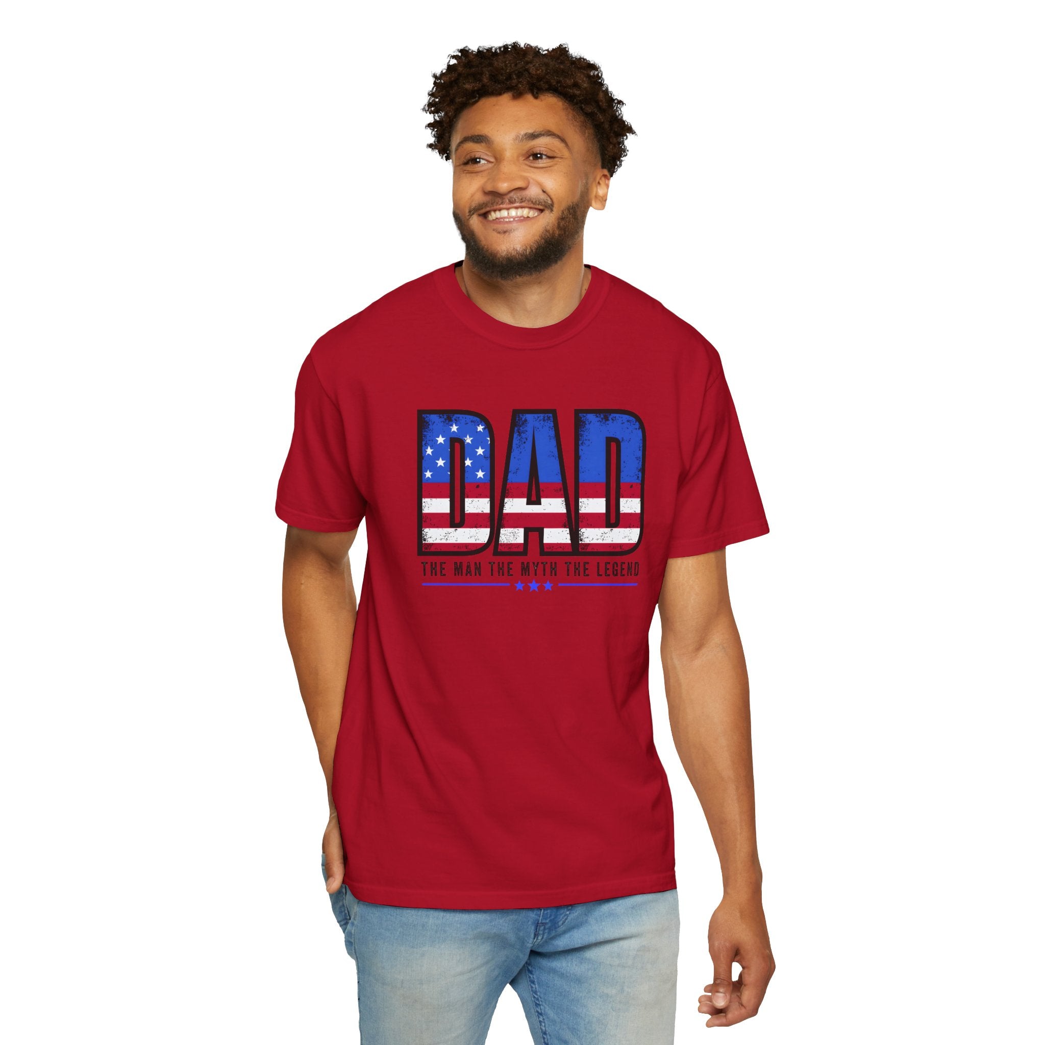 Unisex Garment-Dyed T-shirt Dad the man