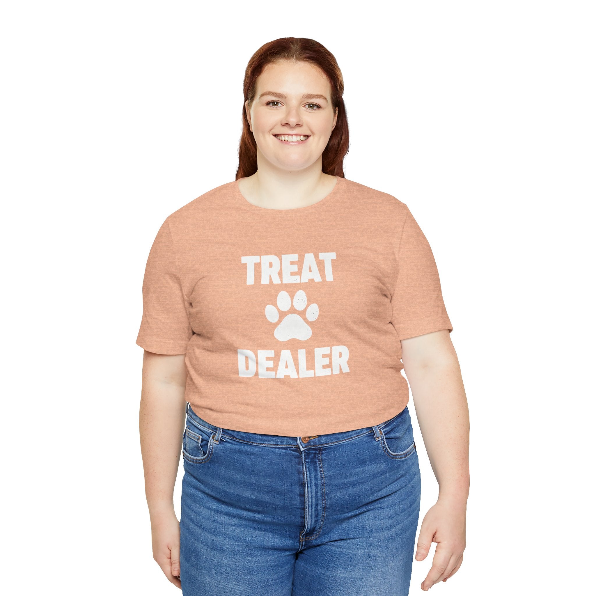 Treat Dealer T-Shirt — Funny Paw Print Tee for Dog Lovers