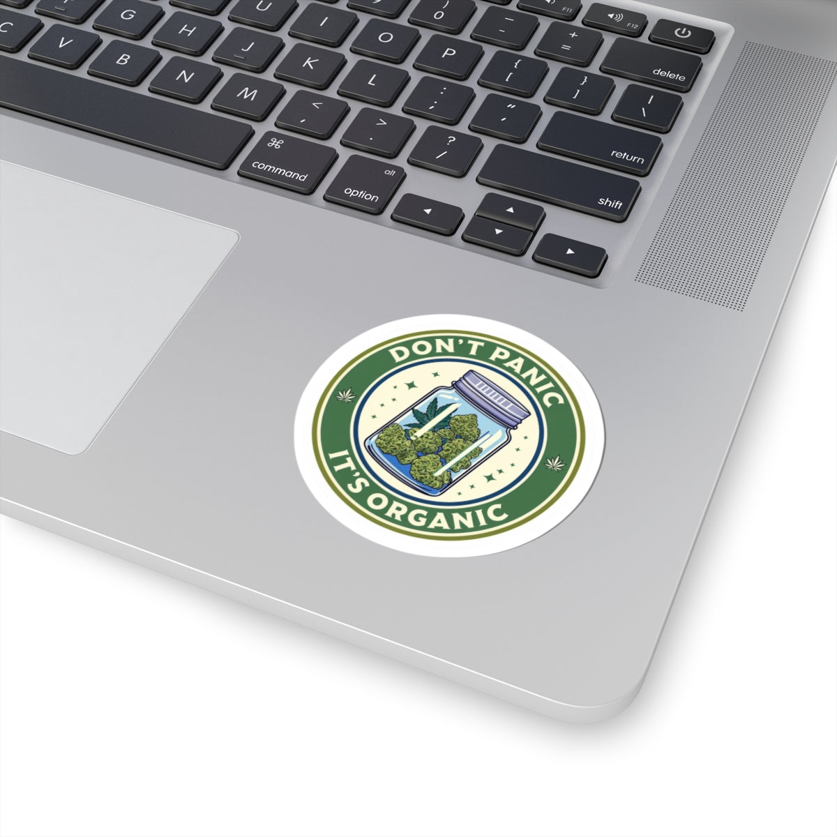 Don't Panic It's Organic Stickers - Fun Cannabis Inspired Kiss-Cut Stickers