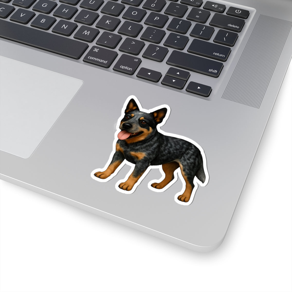 Playful Dog Kiss-Cut Stickers, Cute Canine Art for Laptop Decor, Pet Lover Gift, Dog-Themed Party Favors