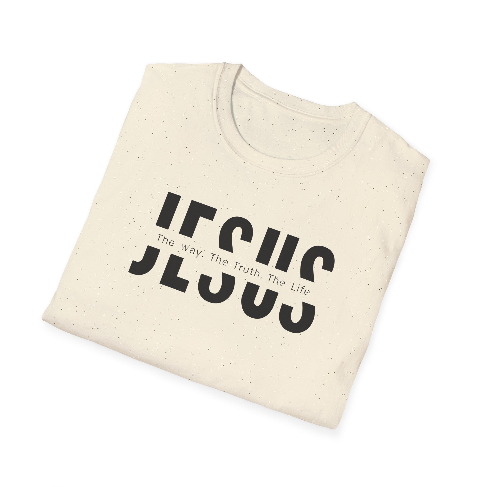 Faith-Inspired Unisex Softstyle T-Shirt, Christian Shirt, Inspirational Gift, Casual Wear, Everyday Comfort, Jesus Tee