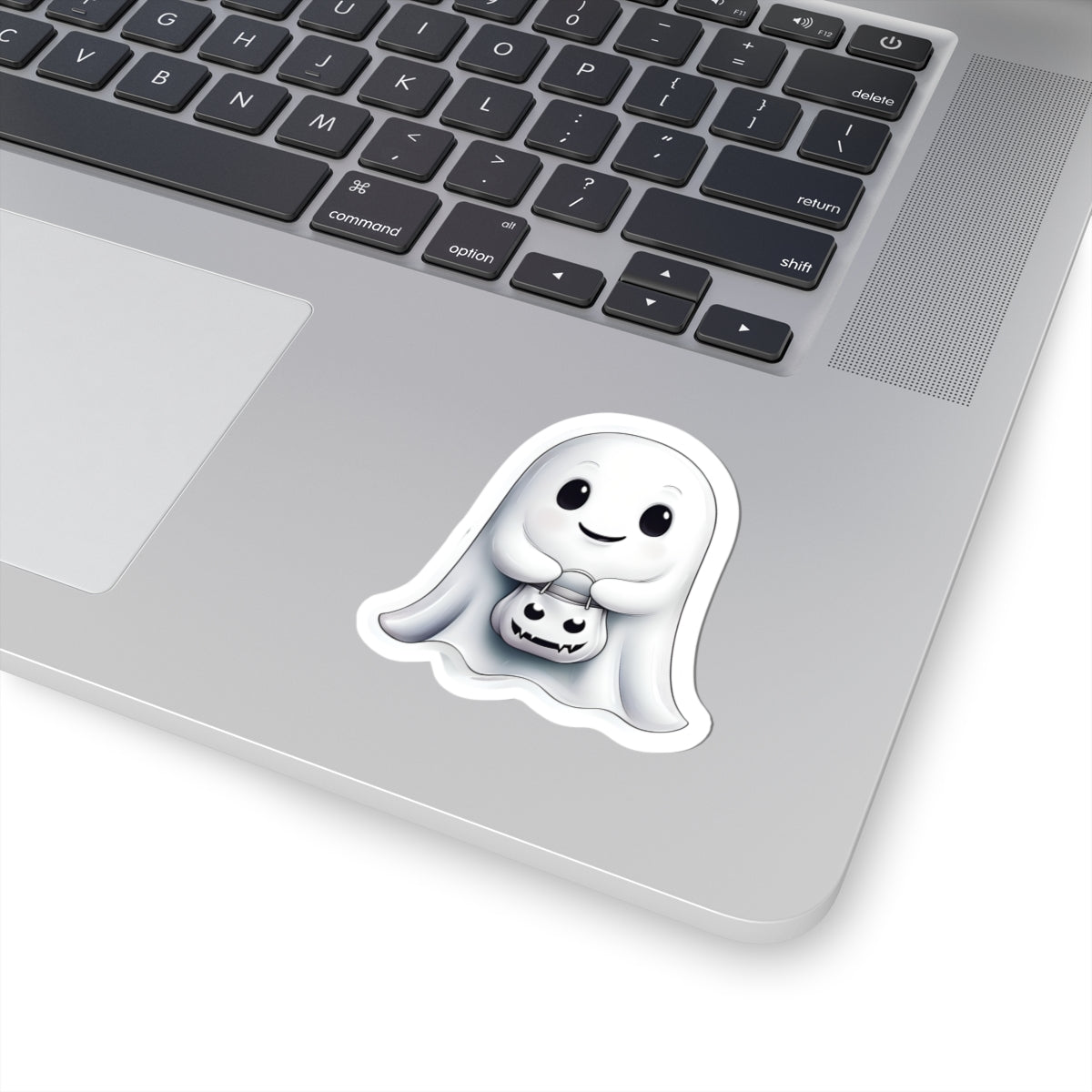 Cute Ghost Kiss-Cut Stickers for Halloween Decor, Laptop Art, Scrapbooking, Party Favors, Spooky Home Decor