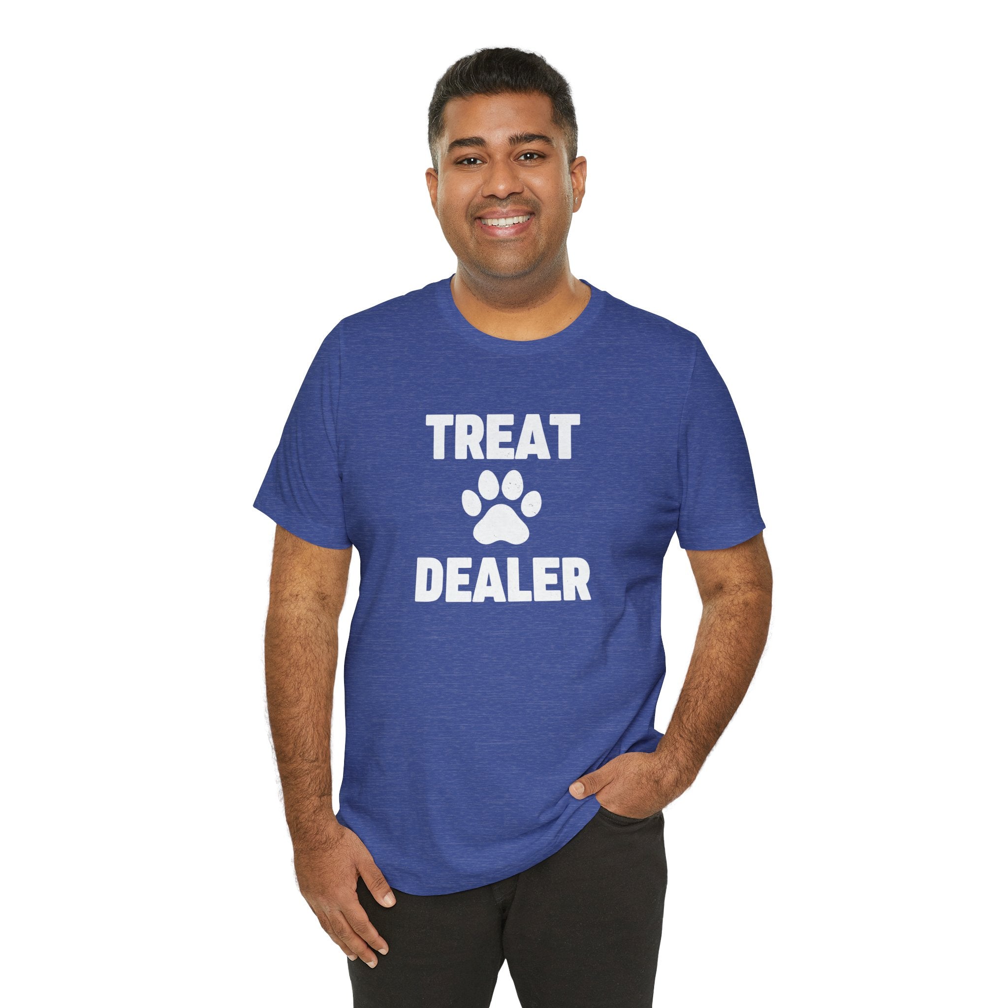 Treat Dealer T-Shirt — Funny Paw Print Tee for Dog Lovers