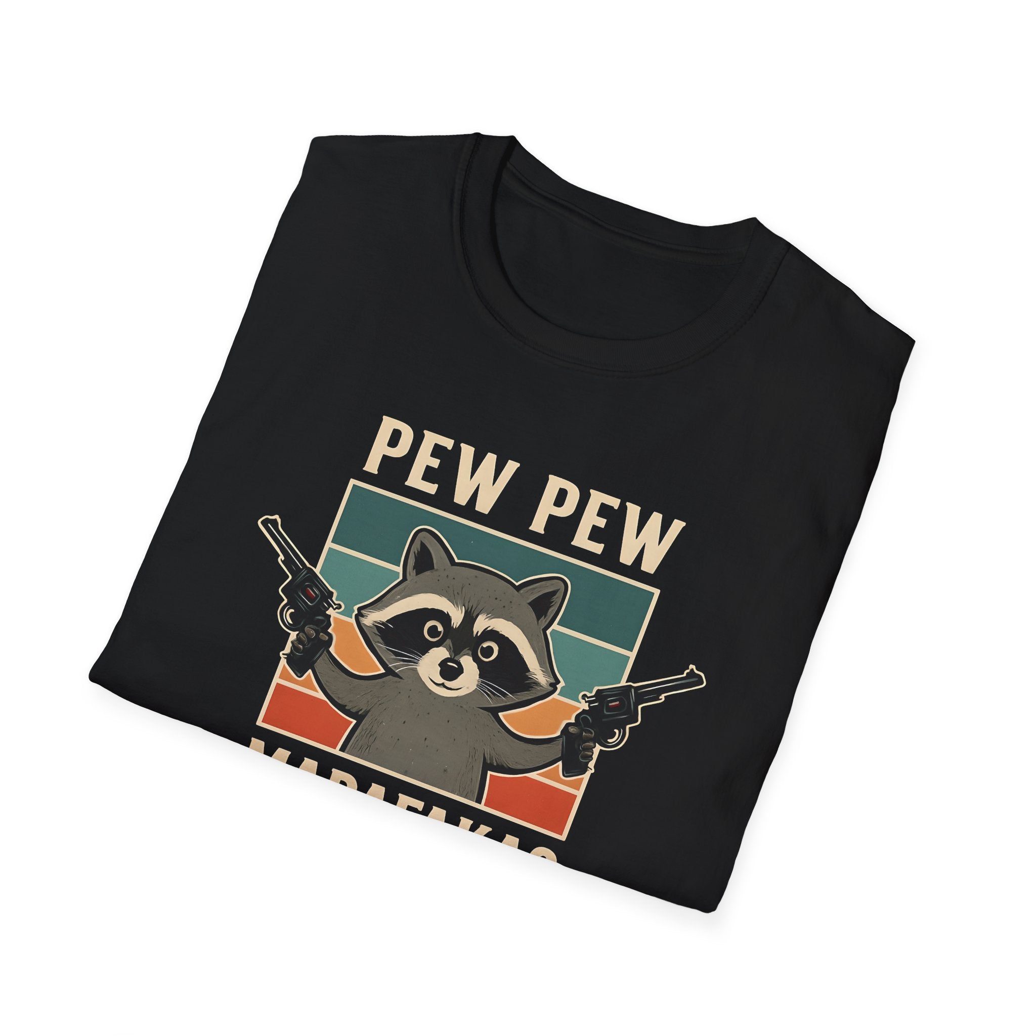 Pew Pew Raccoon Unisex T-Shirt