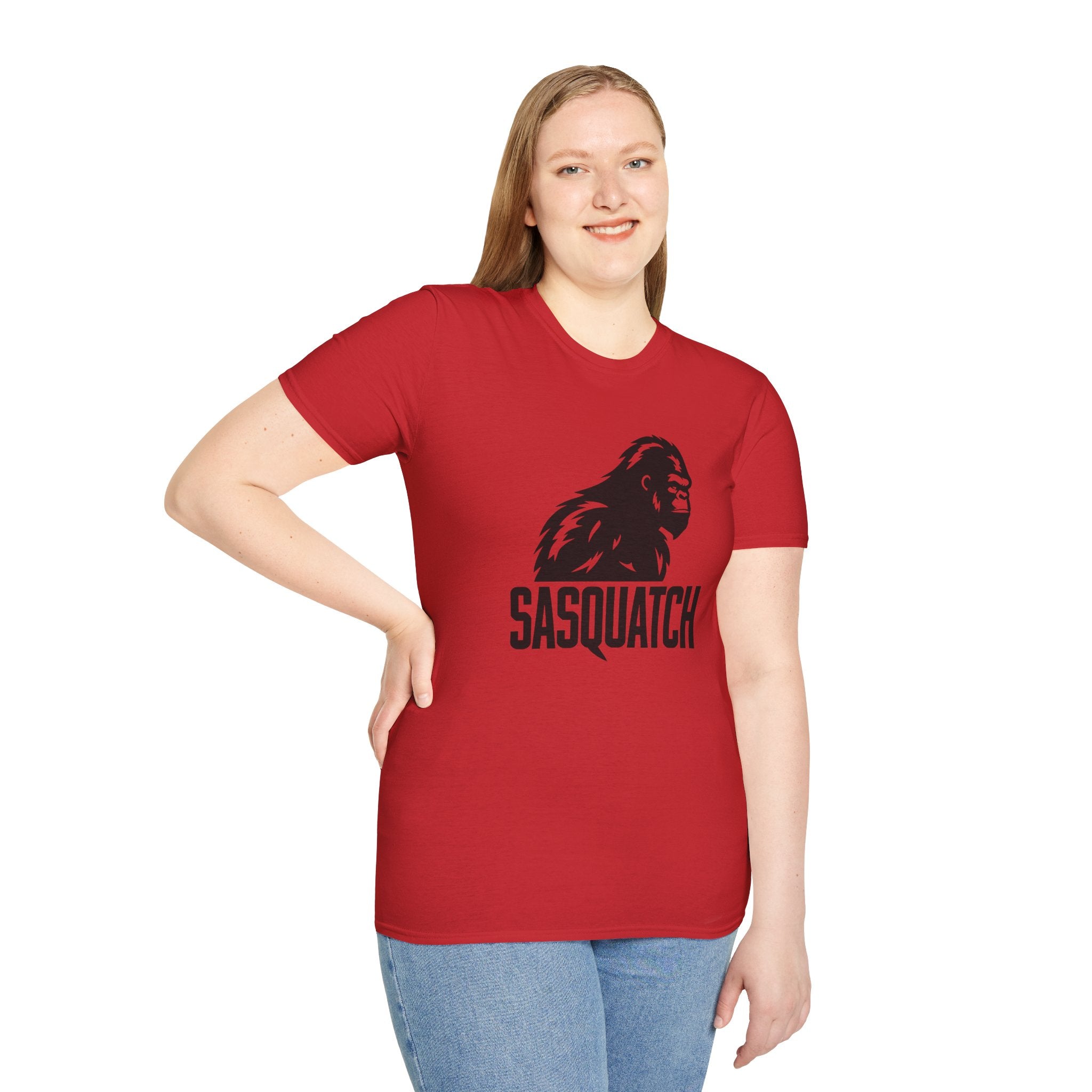 Sasquatch Graphic T-Shirt — Bigfoot Logo Tee for Outdoors & Cryptid Fans