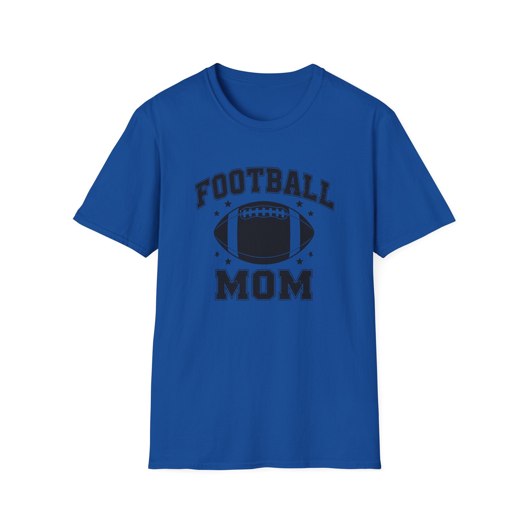 Football Mom Unisex Softstyle T-Shirt, Perfect Gift for Sports Moms, Game Day Tee, Team Spirit Shirt, Gift for Football Lovers