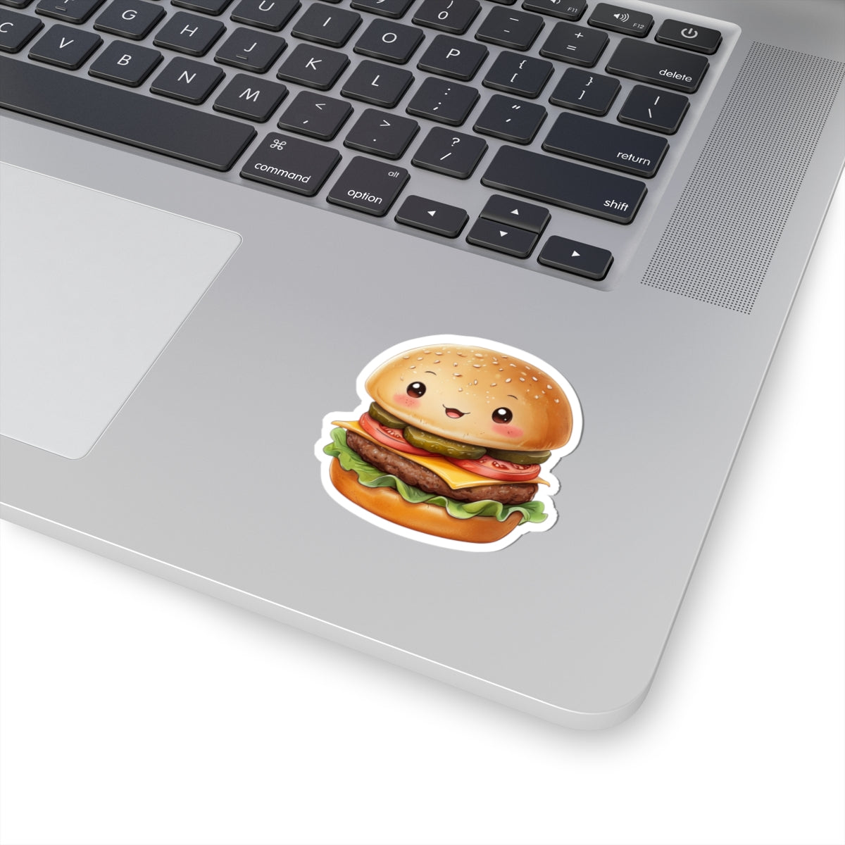 Cute Hamburger Kiss-Cut Stickers - Fun & Whimsical Designs for Food Lovers