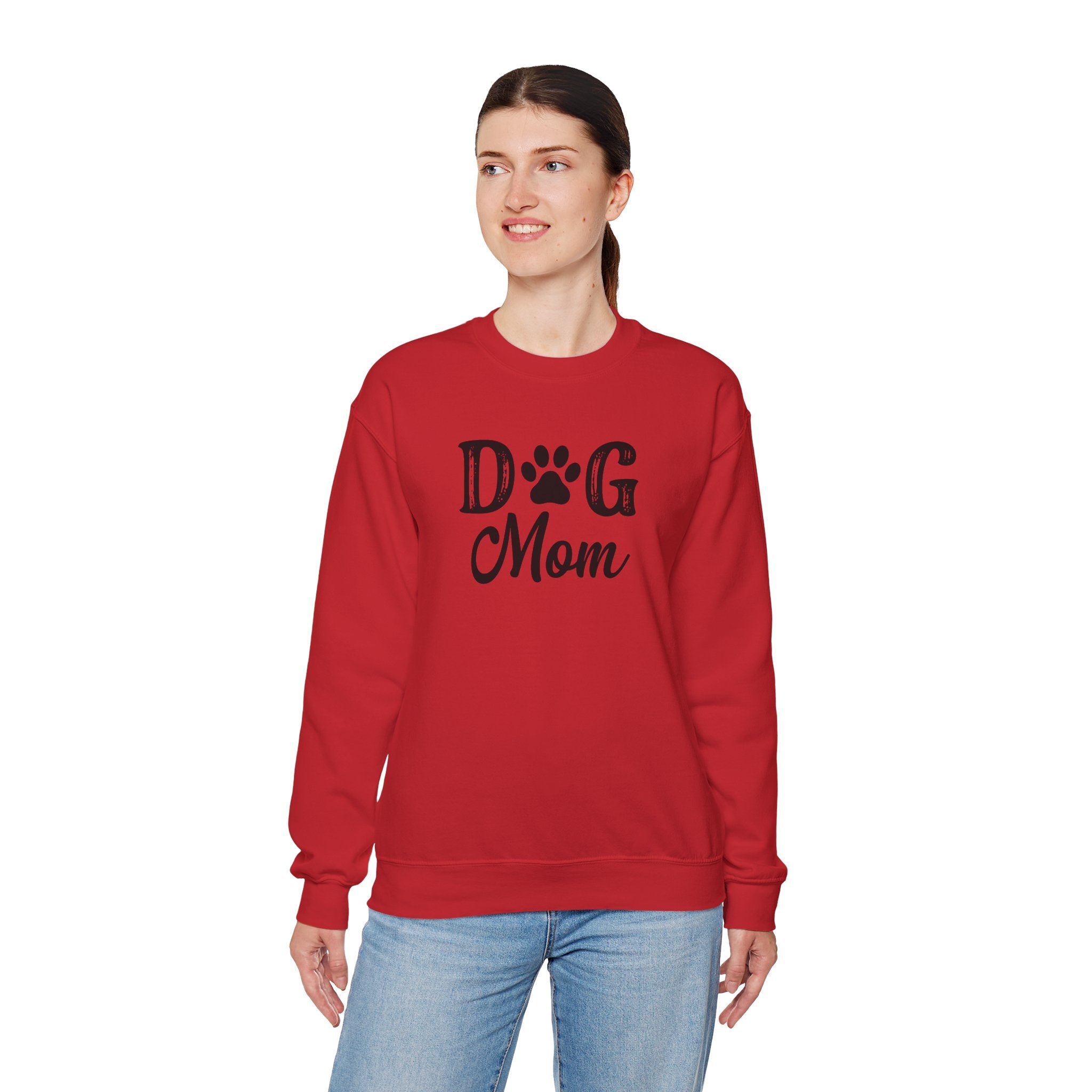Dog Mom Crewneck Sweatshirt - Cozy Gift for Pet Lovers