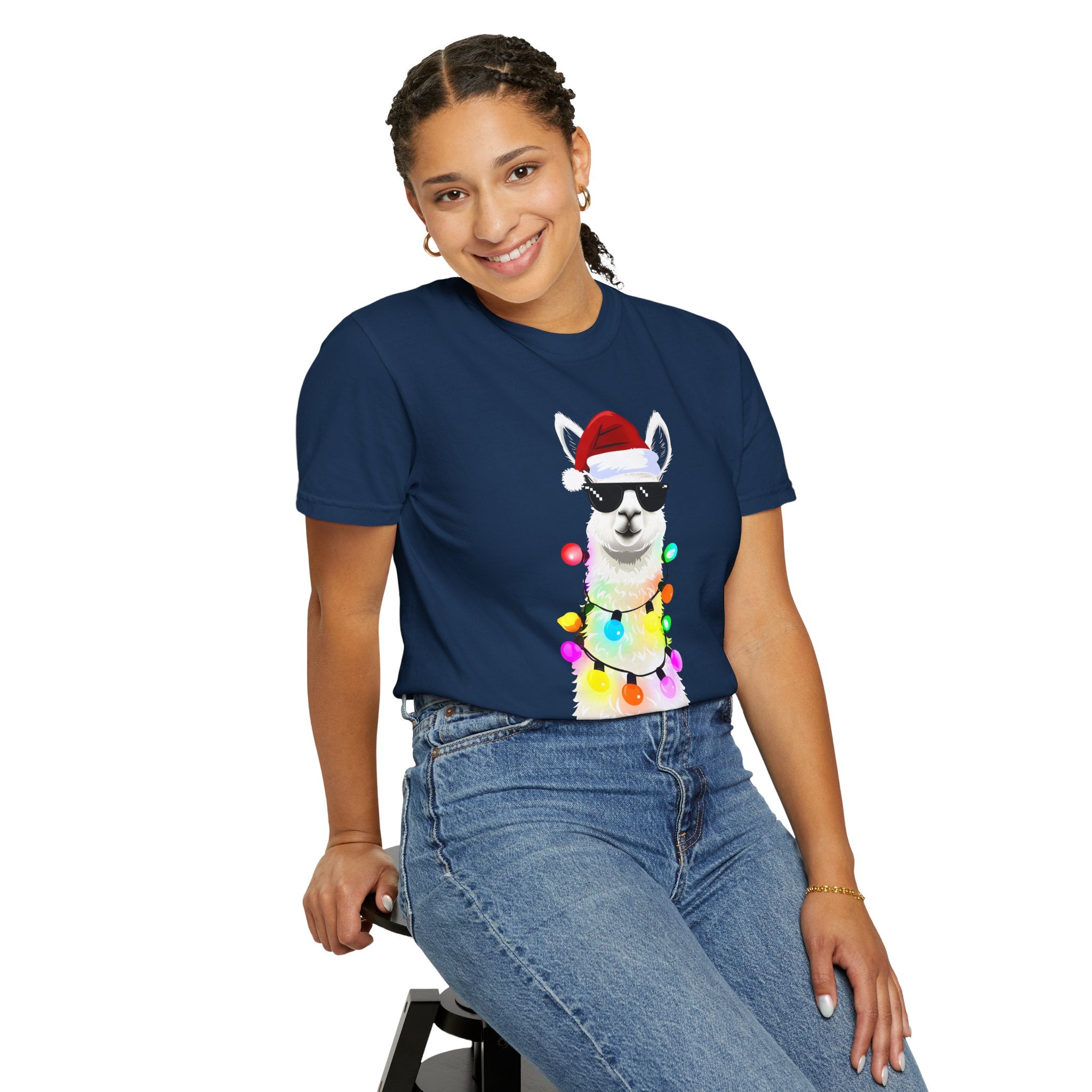 Cool Christmas Llama T-Shirt