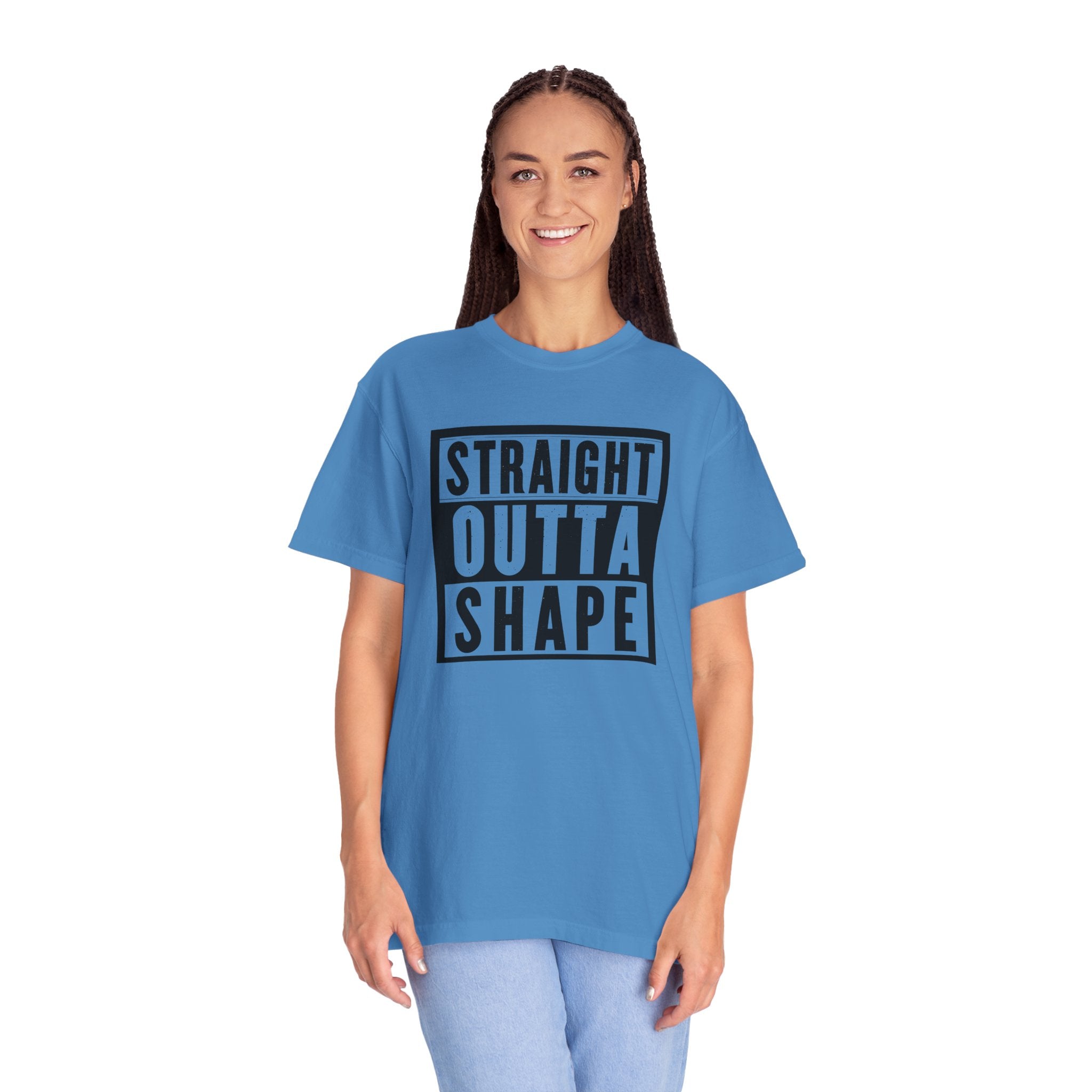 Shape Distorted Unisex Garment-Dyed T-shirt