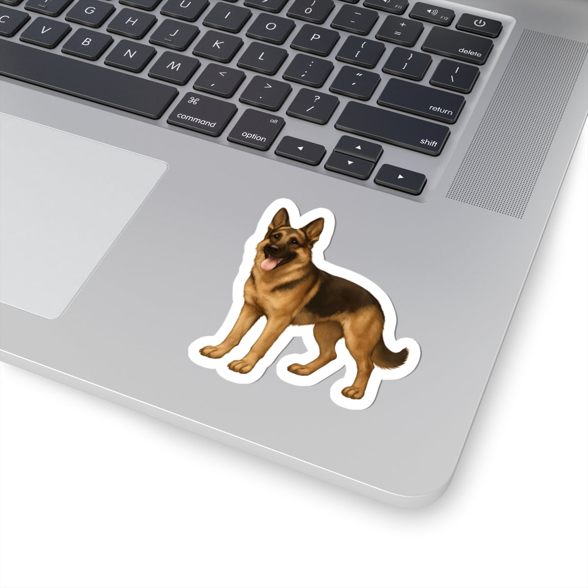 Adorable German Shepherd Kiss-Cut Stickers, Pet Lover Gift, Dog Enthusiast Decor, Laptop or Water Bottle Stickers, Cute Animal Accessories