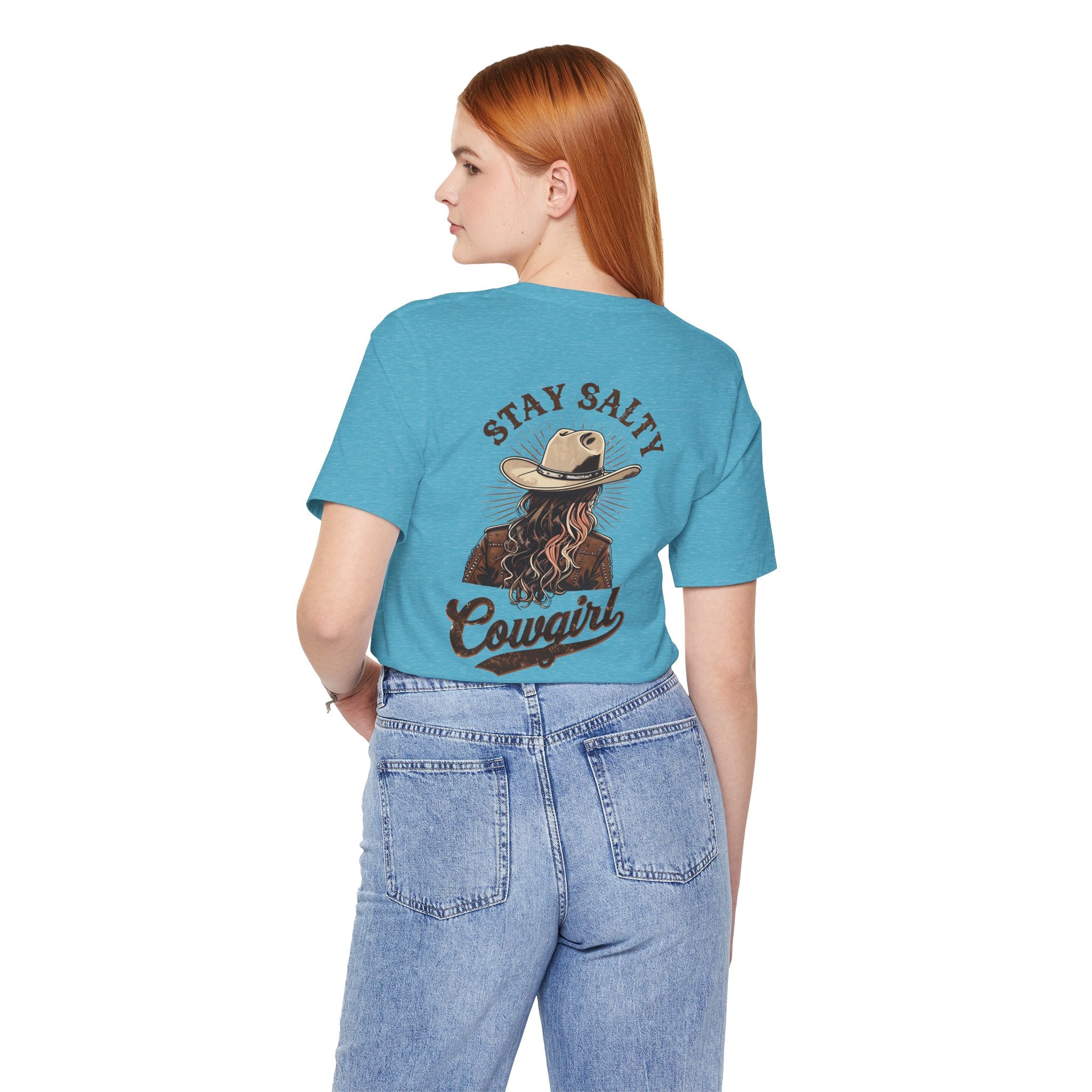 Stay Salty Cowgirl T-Shirt — Western Cowgirl Graphic Tee
